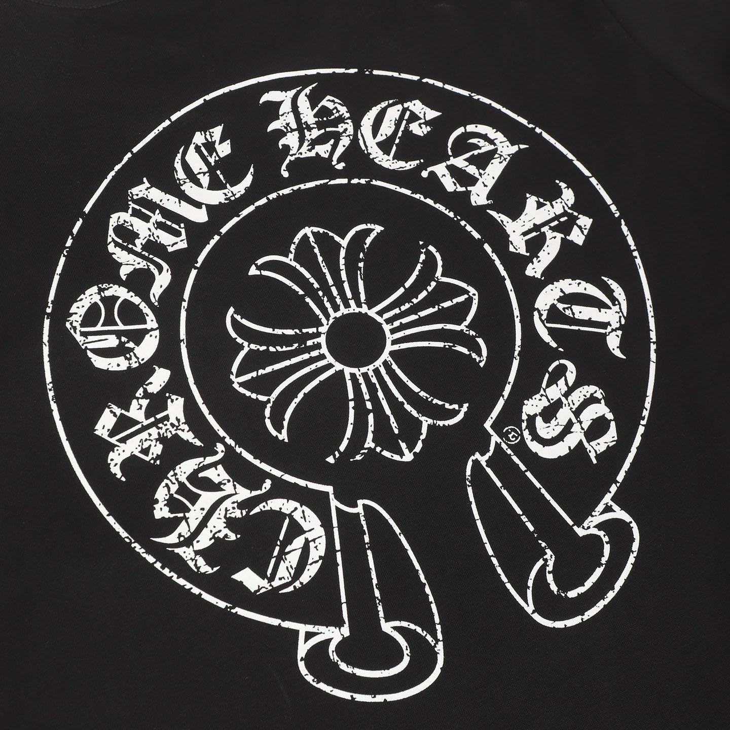 Chrome Hearts Cross Printed Cotton Long Sleeve Tee - DesignerGu