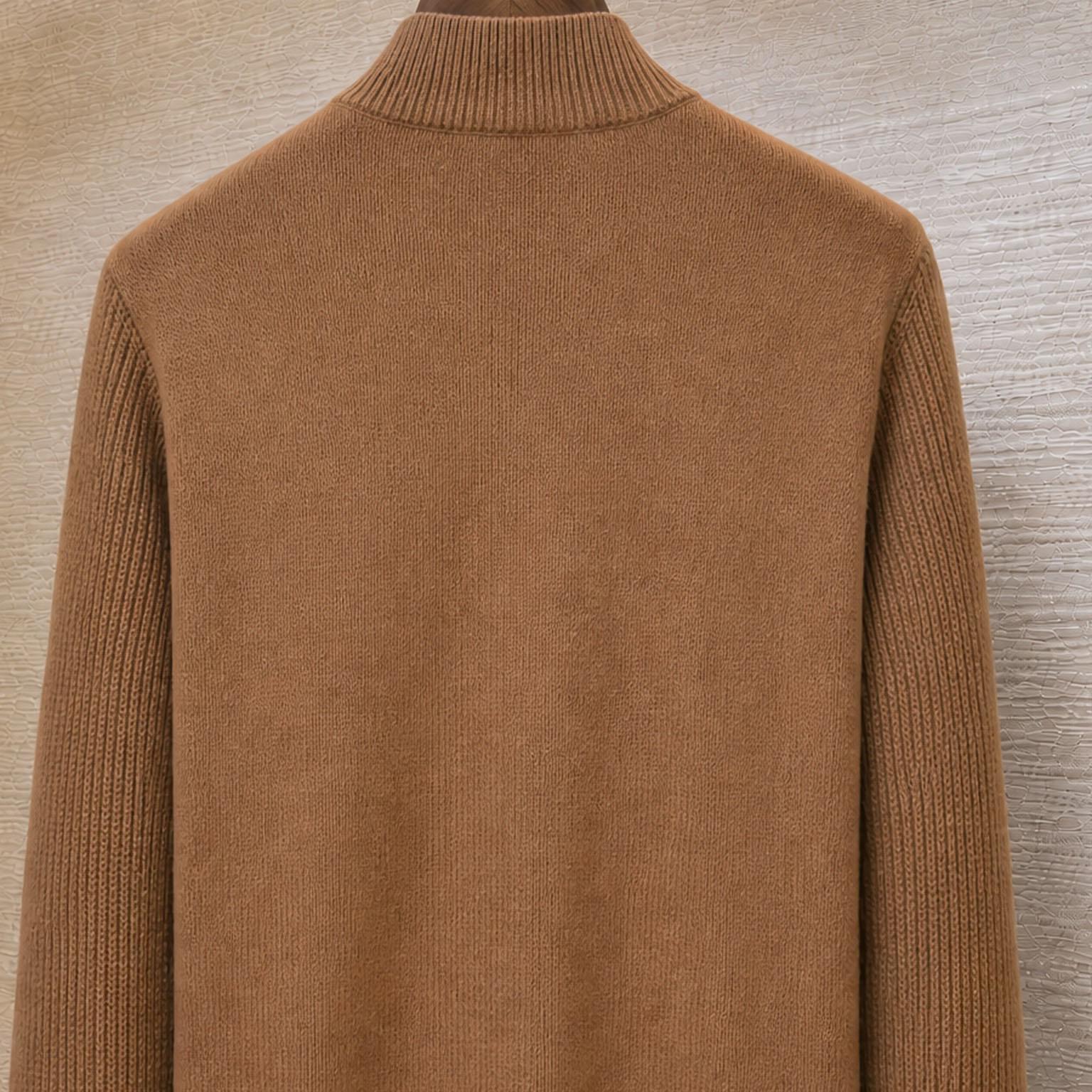 Moncler Wool & Cashmere Zip-Up Cardigan - DesignerGu