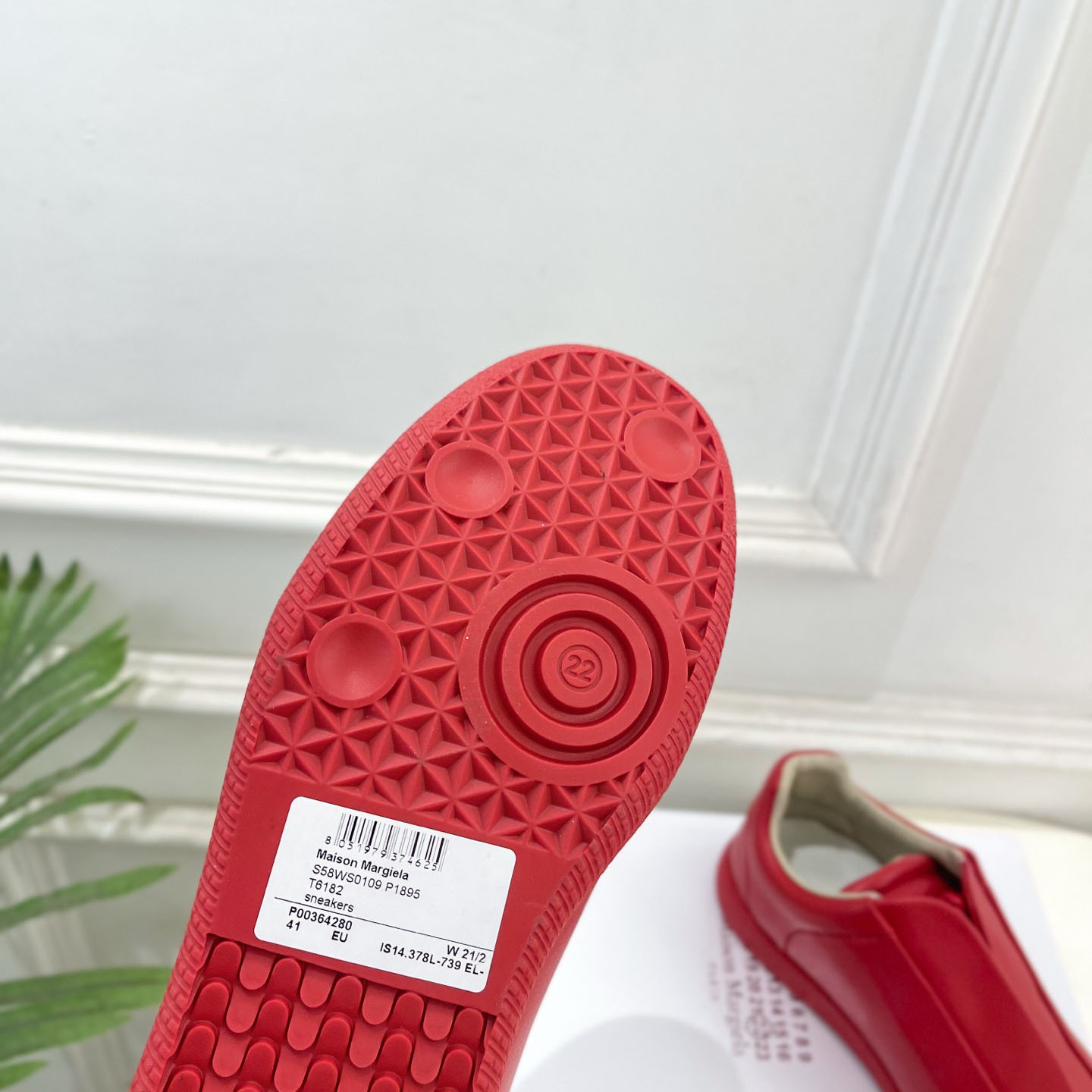 Maison Margiela 22 Future Low Top Sneaker 'Red' - DesignerGu