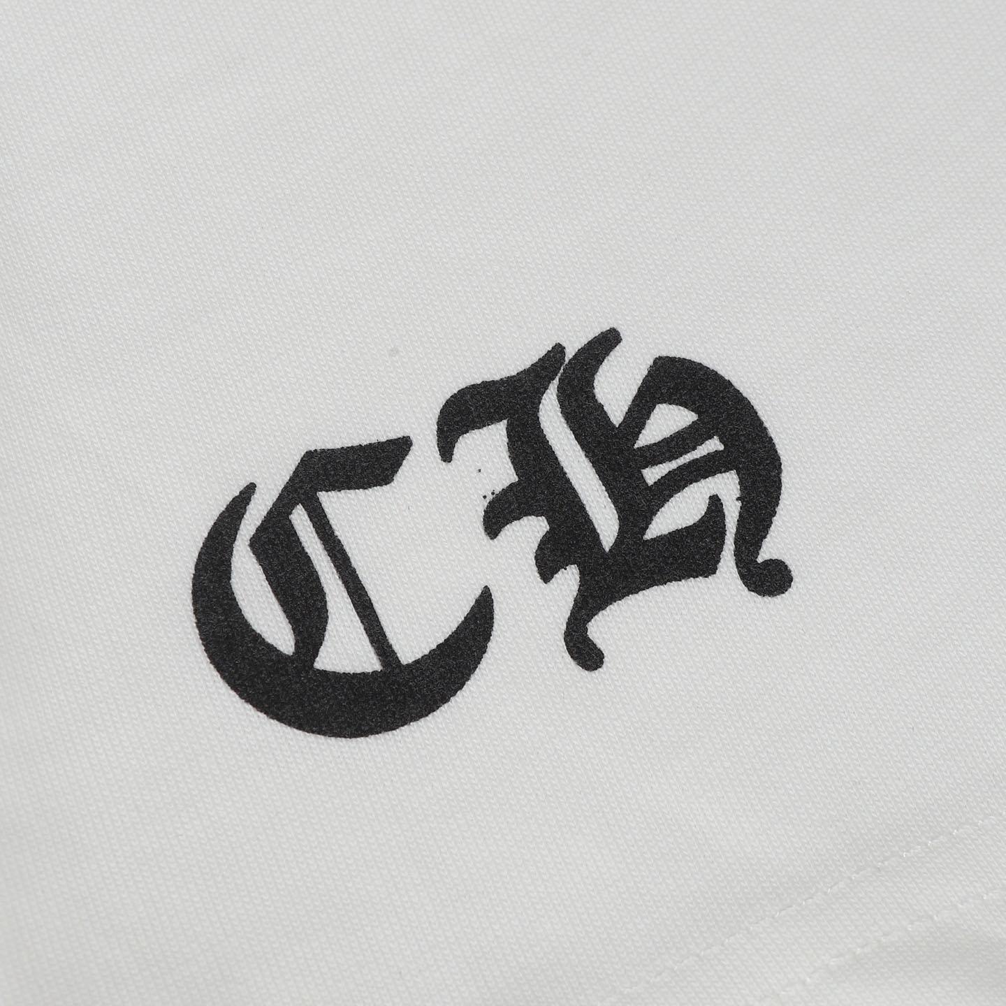 Chrome Hearts Cross Printed Cotton Long Sleeve Tee - DesignerGu