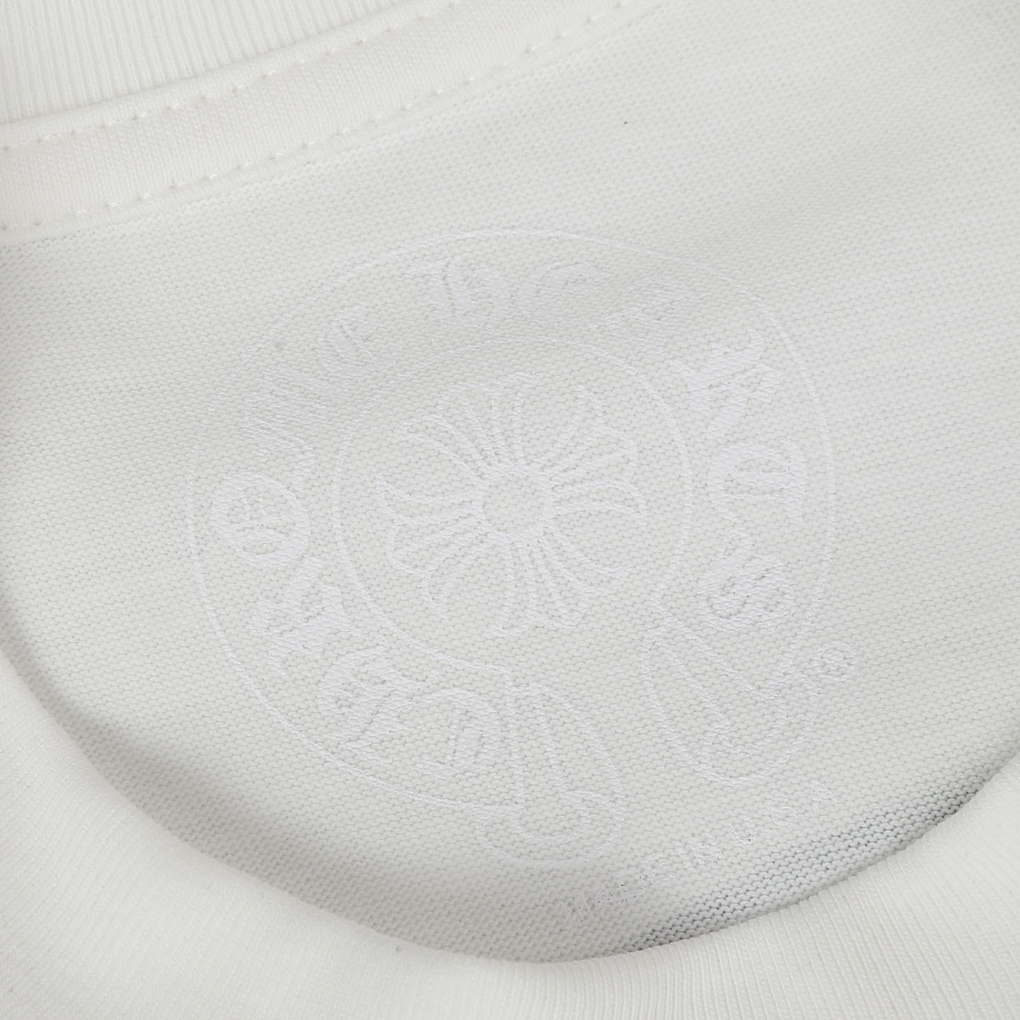 Chrome Hearts Cross Printed Cotton Long Sleeve Tee - DesignerGu