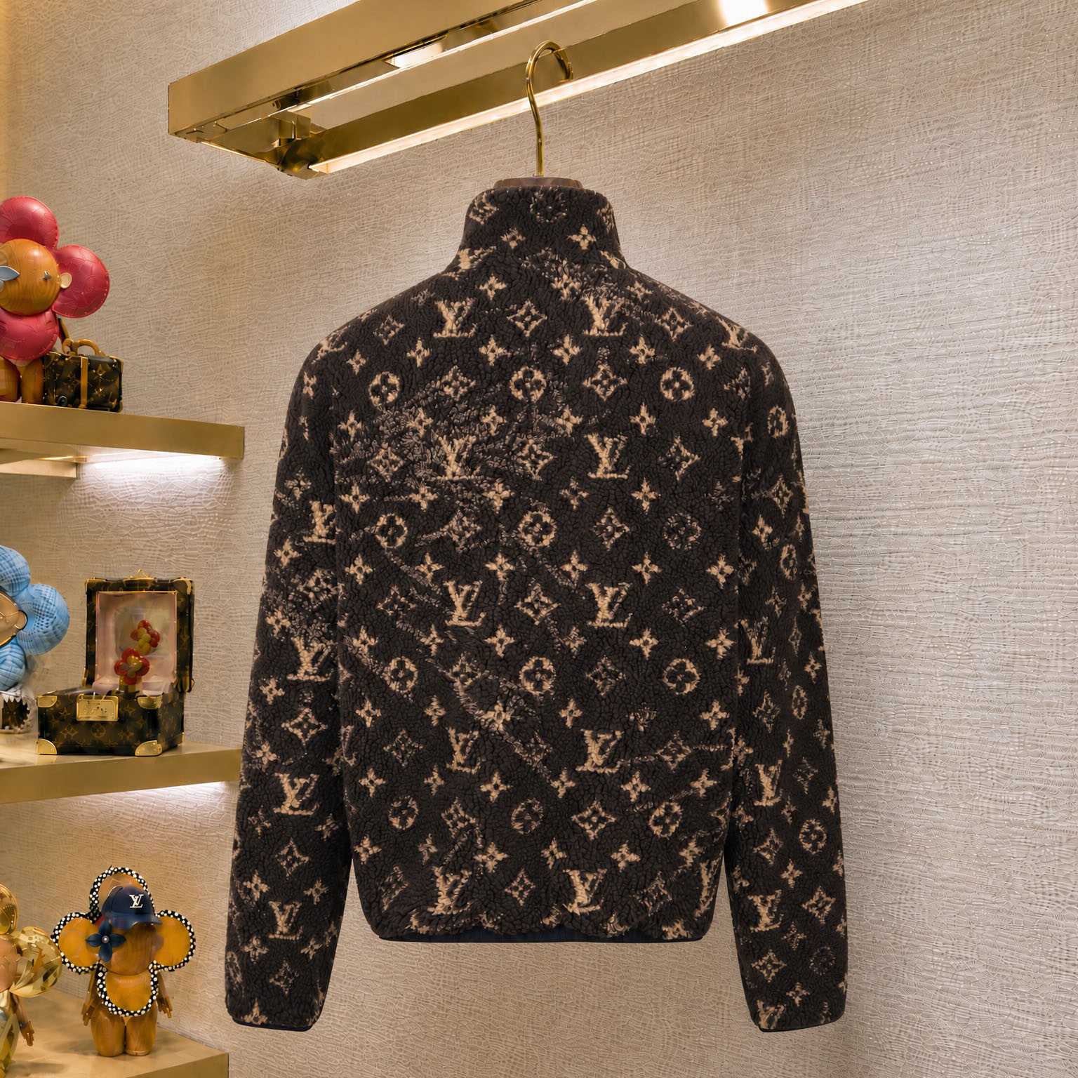 Louis Vuitton Monogram Reversible Fleece Blouson 1AKM2T - DesignerGu