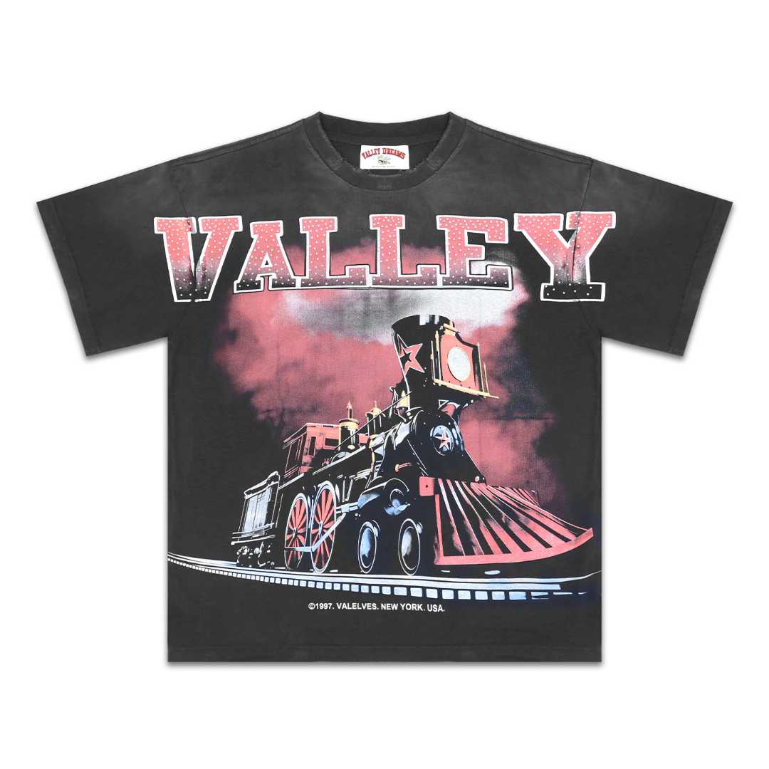 Vale Forever Graphic-Print Distressed T-shirt - DesignerGu