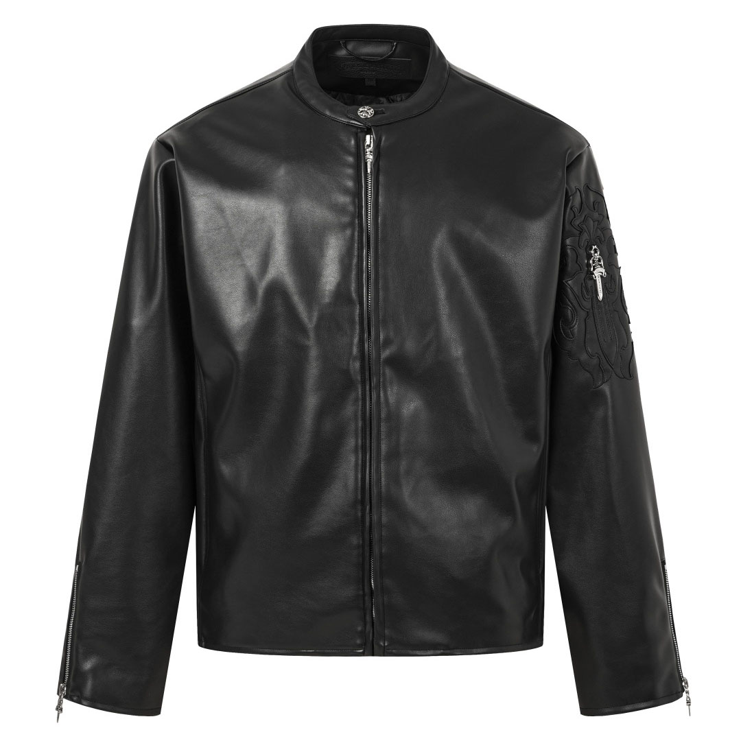 Chrome Hearts Leather Jacket  - DesignerGu
