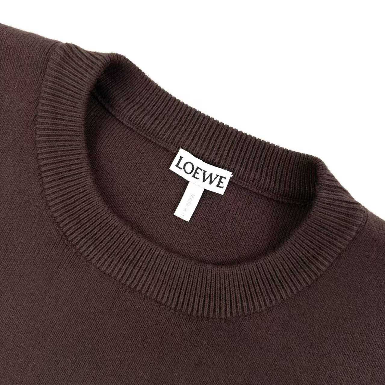 LOEWE Anagram Pocket Sweater In Cotton Blend - DesignerGu