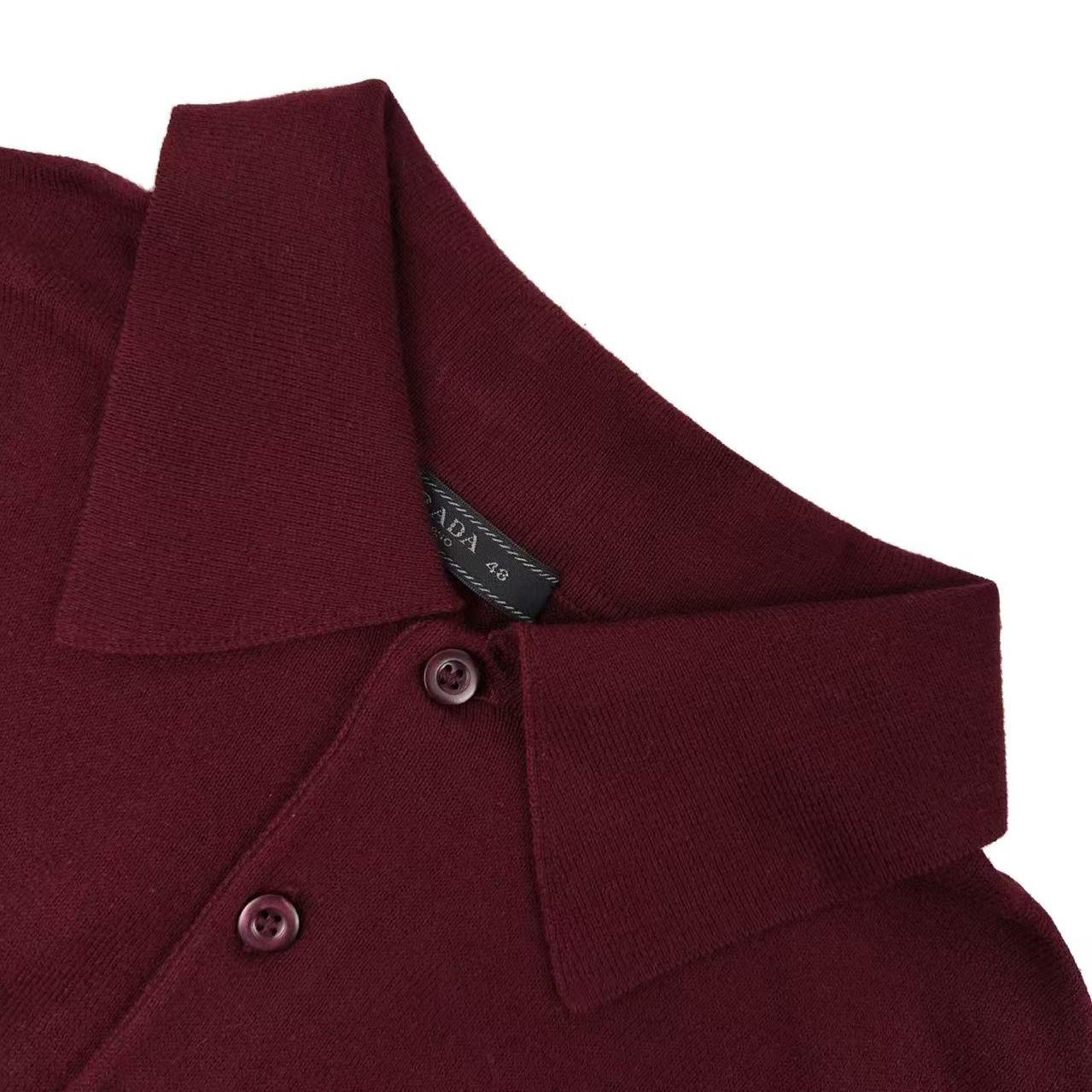 Prada Wool And Silk Polo Sweater - DesignerGu