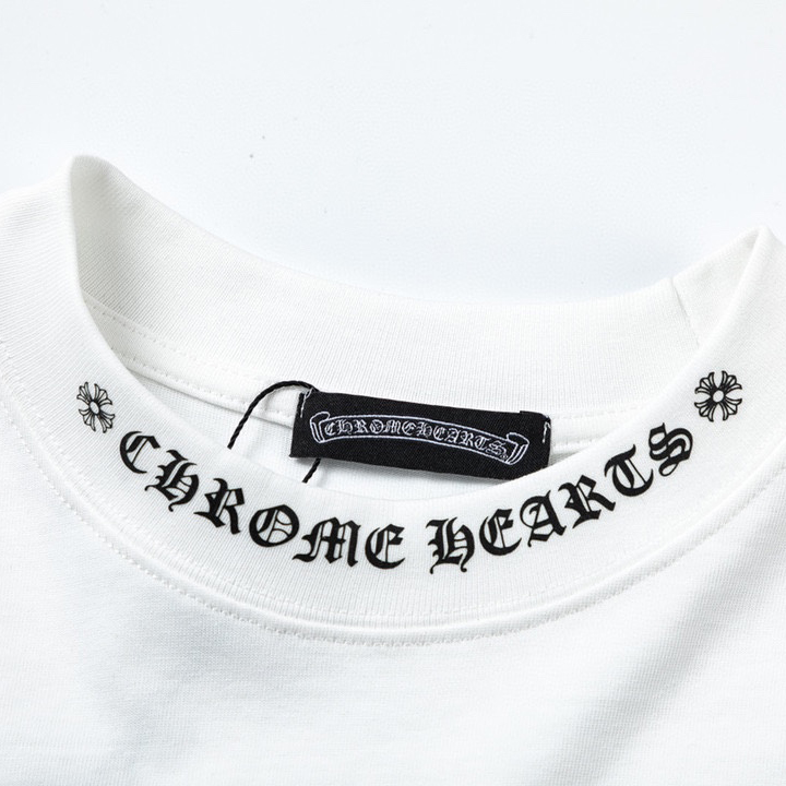 Chrome Hearts Long Sleeve Shirt 'White' - DesignerGu