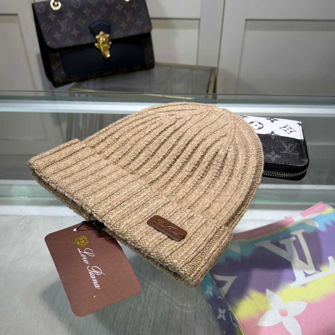 Loro Piana Niseko Leather-Trimmed Cotton Beanie - DesignerGu