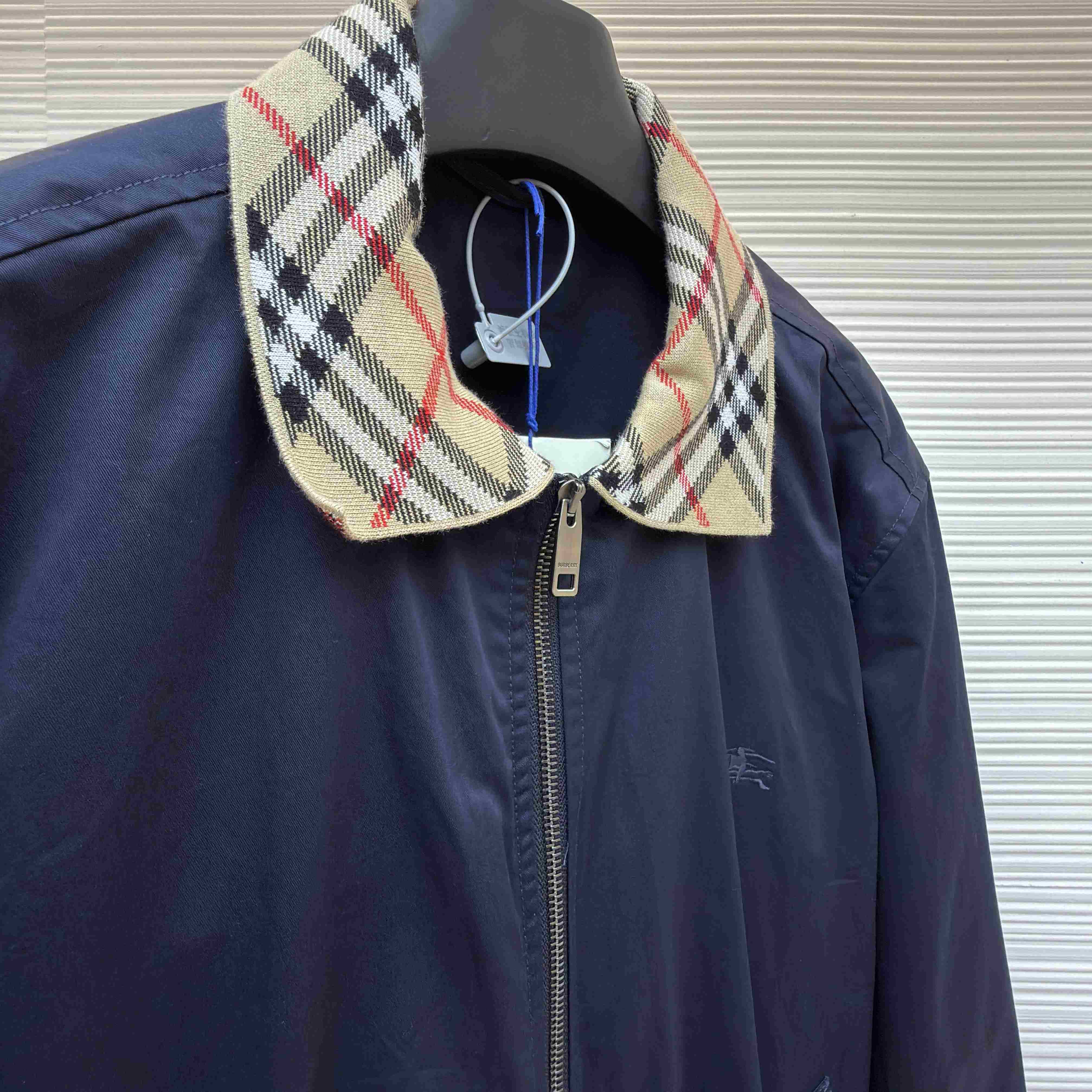 Burberry Gabardine Glenfields Harrington Jacket - DesignerGu