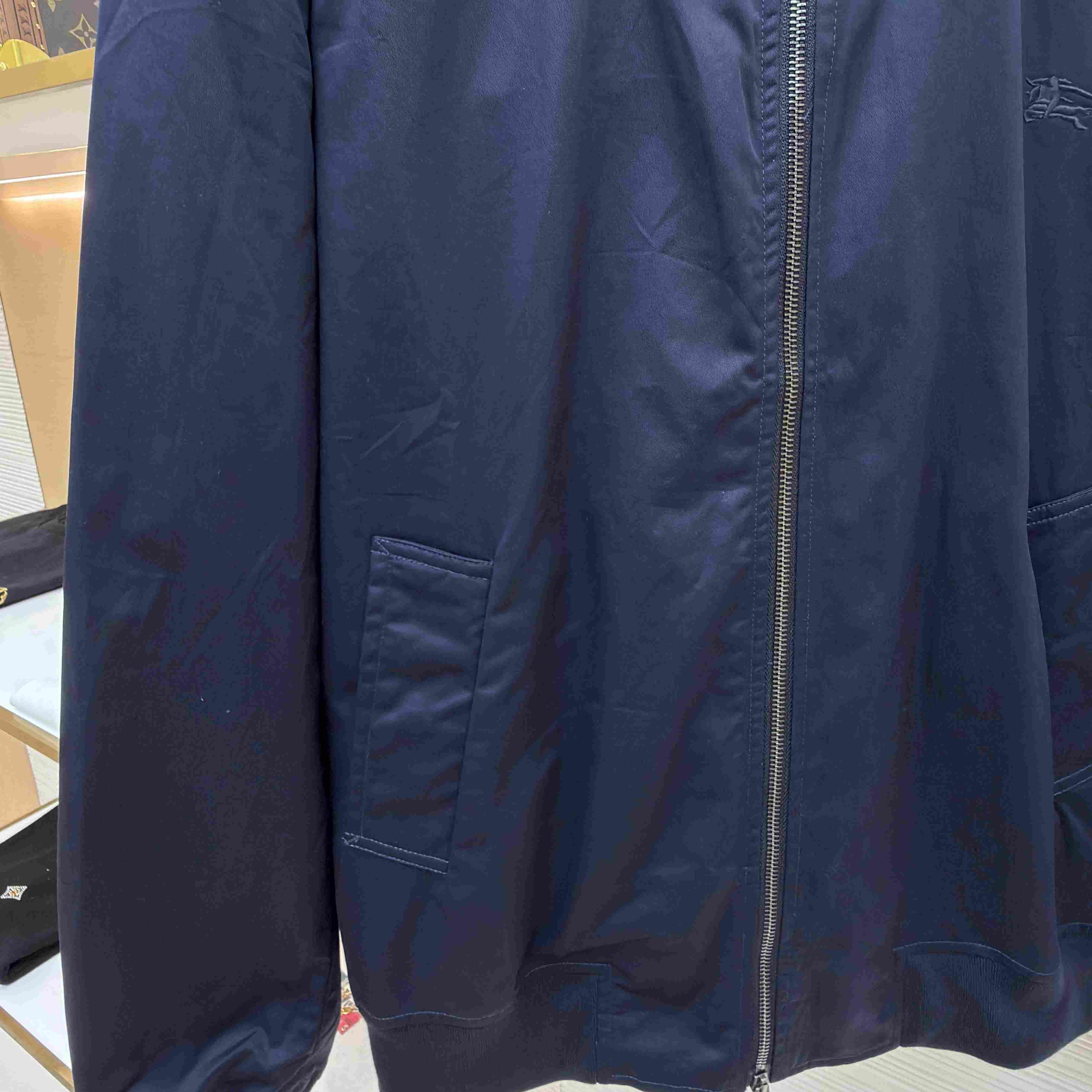 Burberry Gabardine Glenfields Harrington Jacket - DesignerGu