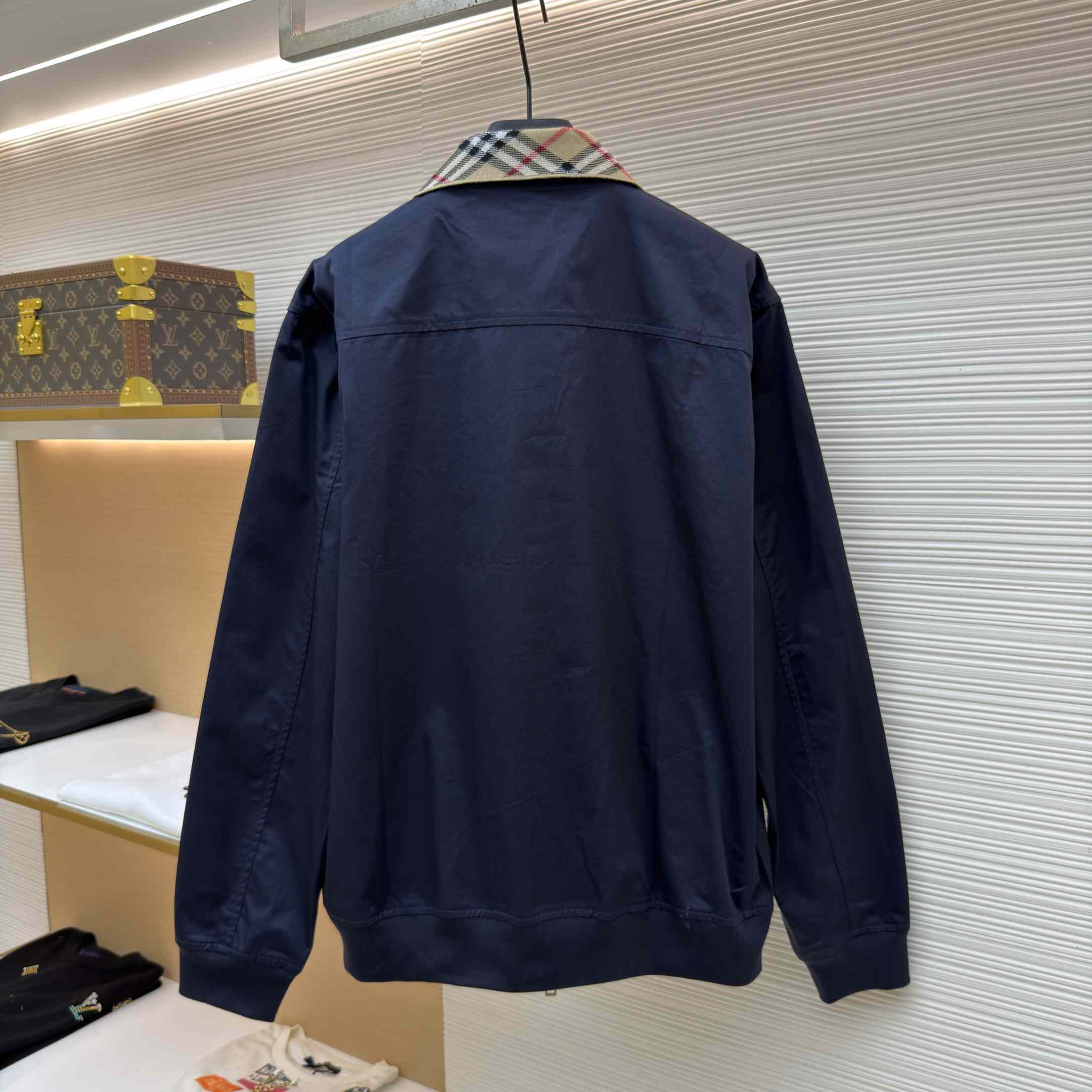 Burberry Gabardine Glenfields Harrington Jacket - DesignerGu