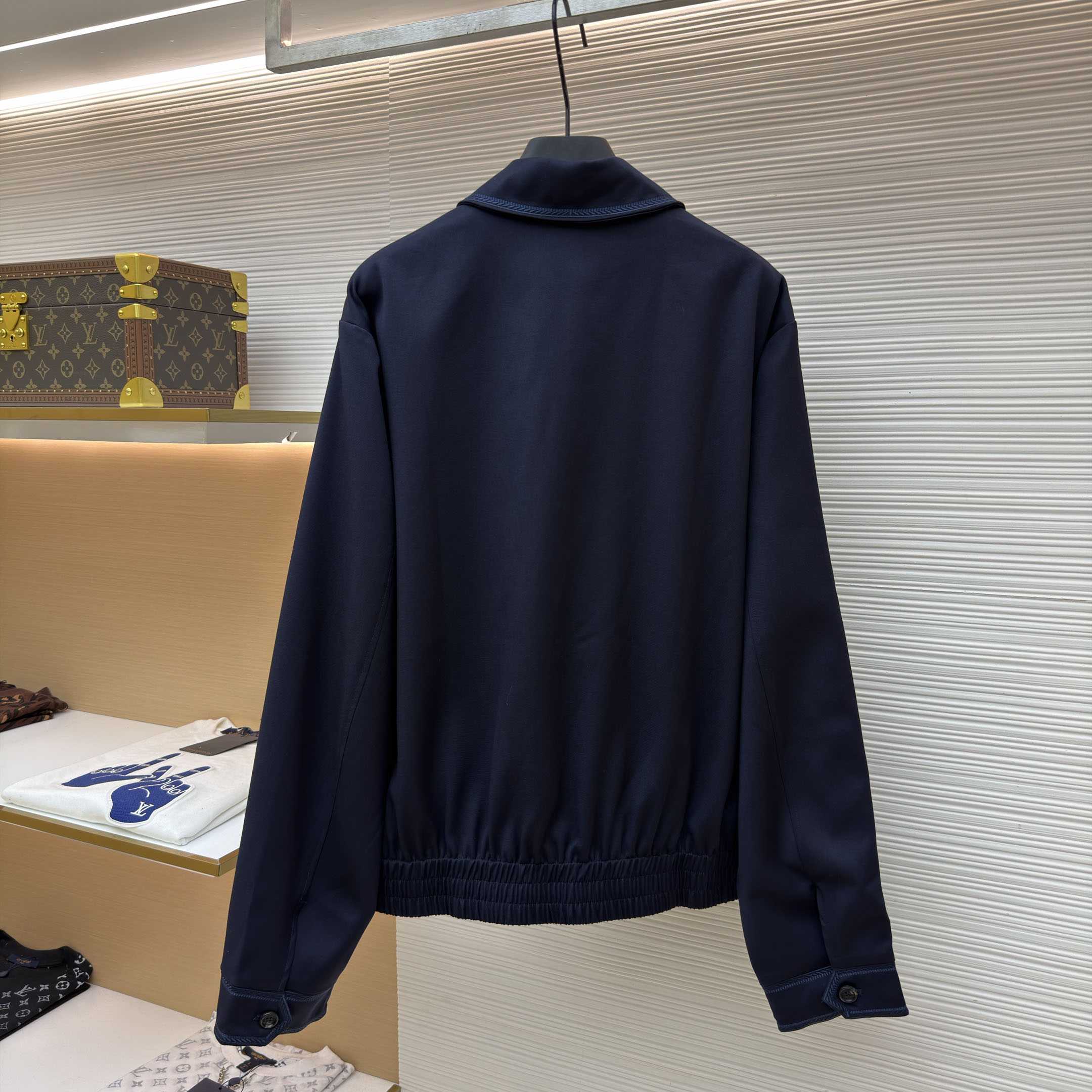 Dior Zipped Jacket With Dior Moulures Embroideries - DesignerGu