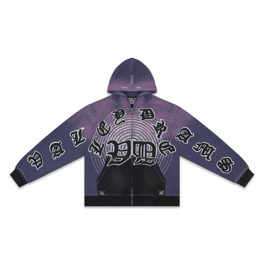 Vale Forever Hypnotiq Zip-Up Hoodie - DesignerGu