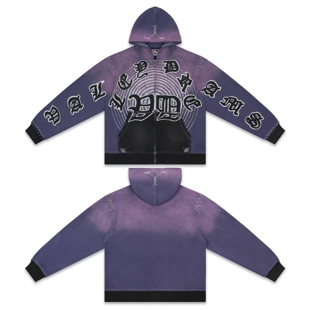Vale Forever Hypnotiq Zip-Up Hoodie - DesignerGu