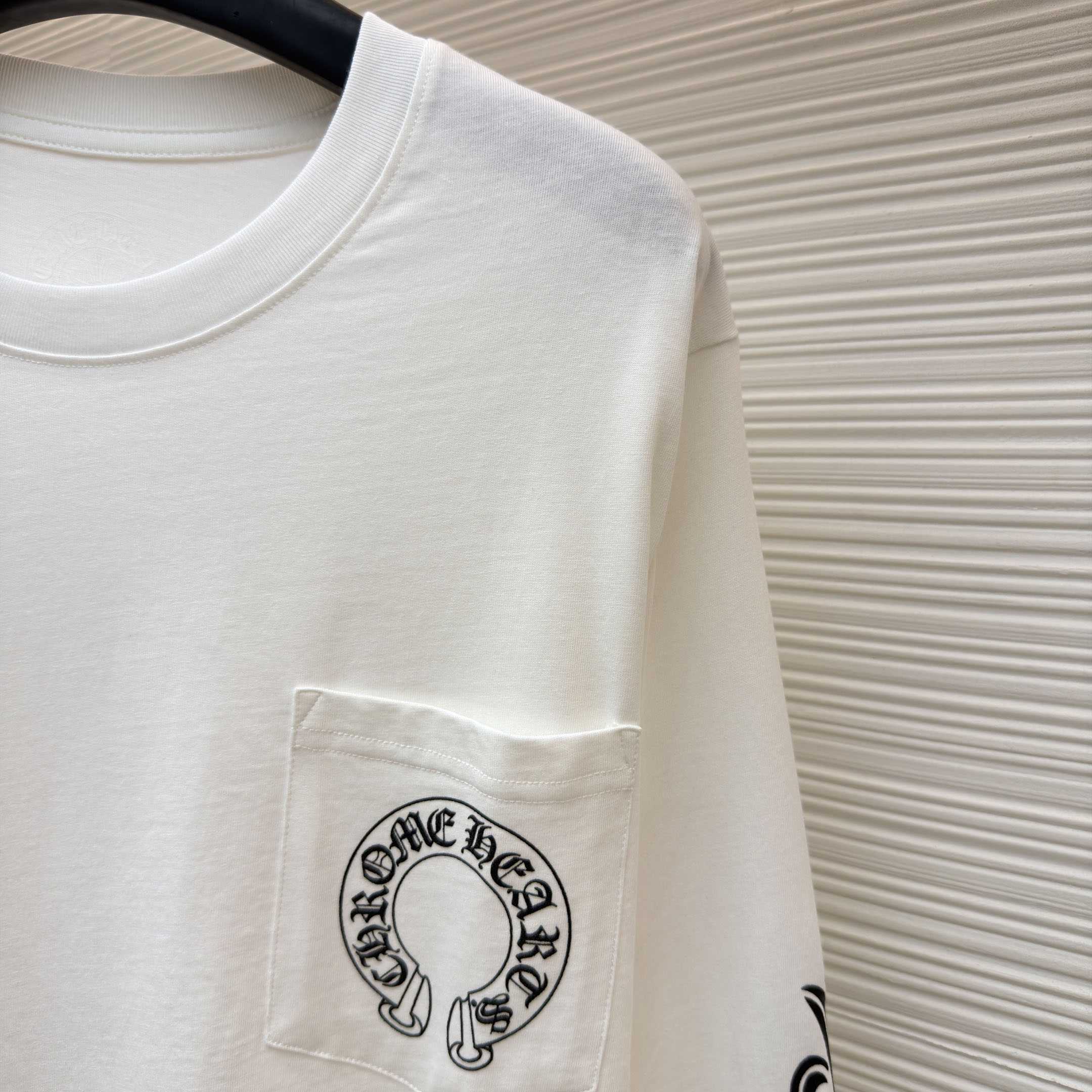 Chrome Hearts  Horseshoe Long Sleeve Tee - DesignerGu