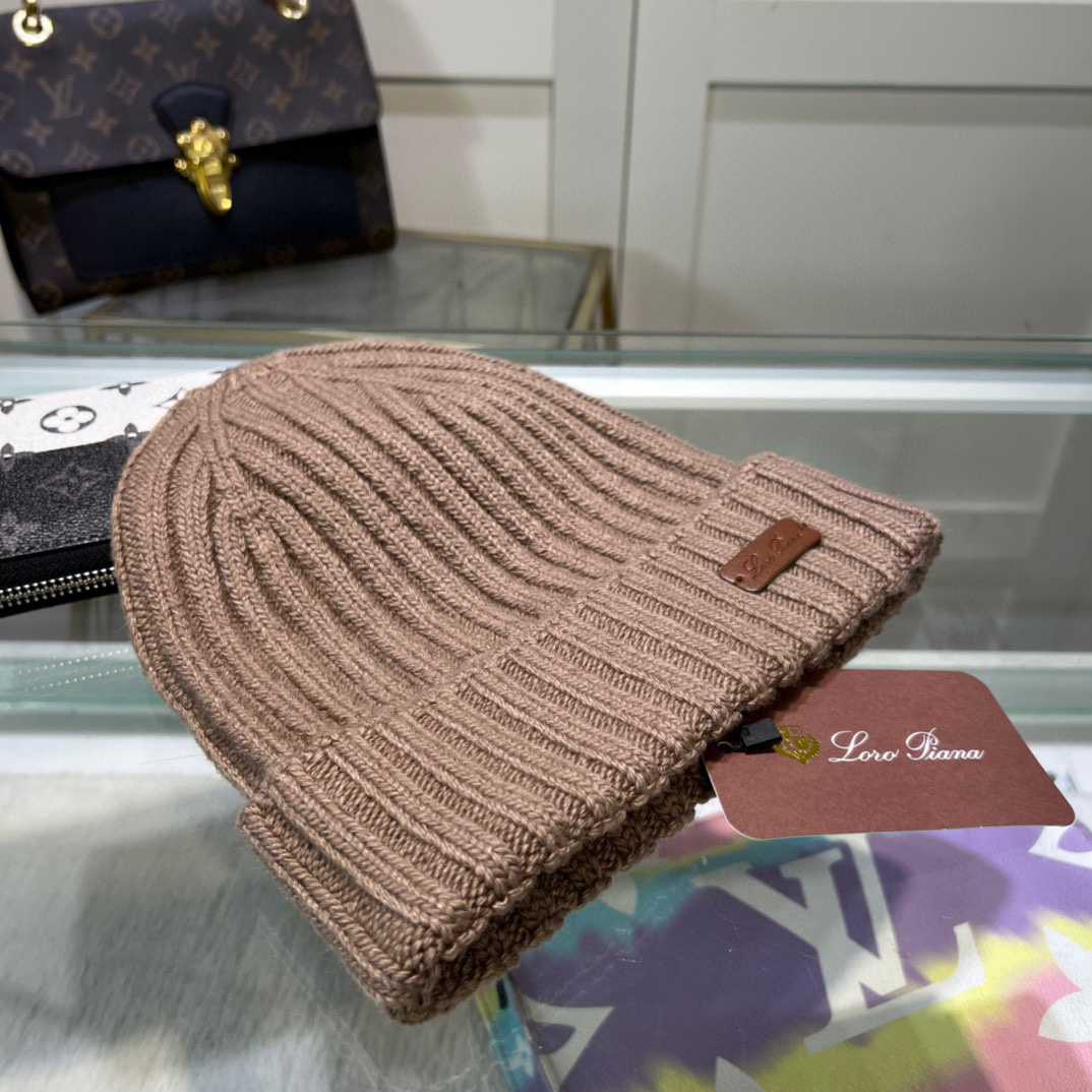 Loro Piana Niseko Leather-Trimmed Cotton Beanie - DesignerGu