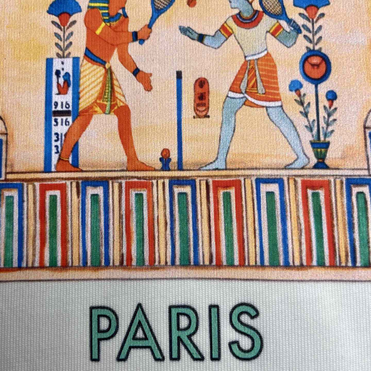 Casablanca White Egyptian L'Arche Short Sleeve T‑Shirt C1197 - DesignerGu