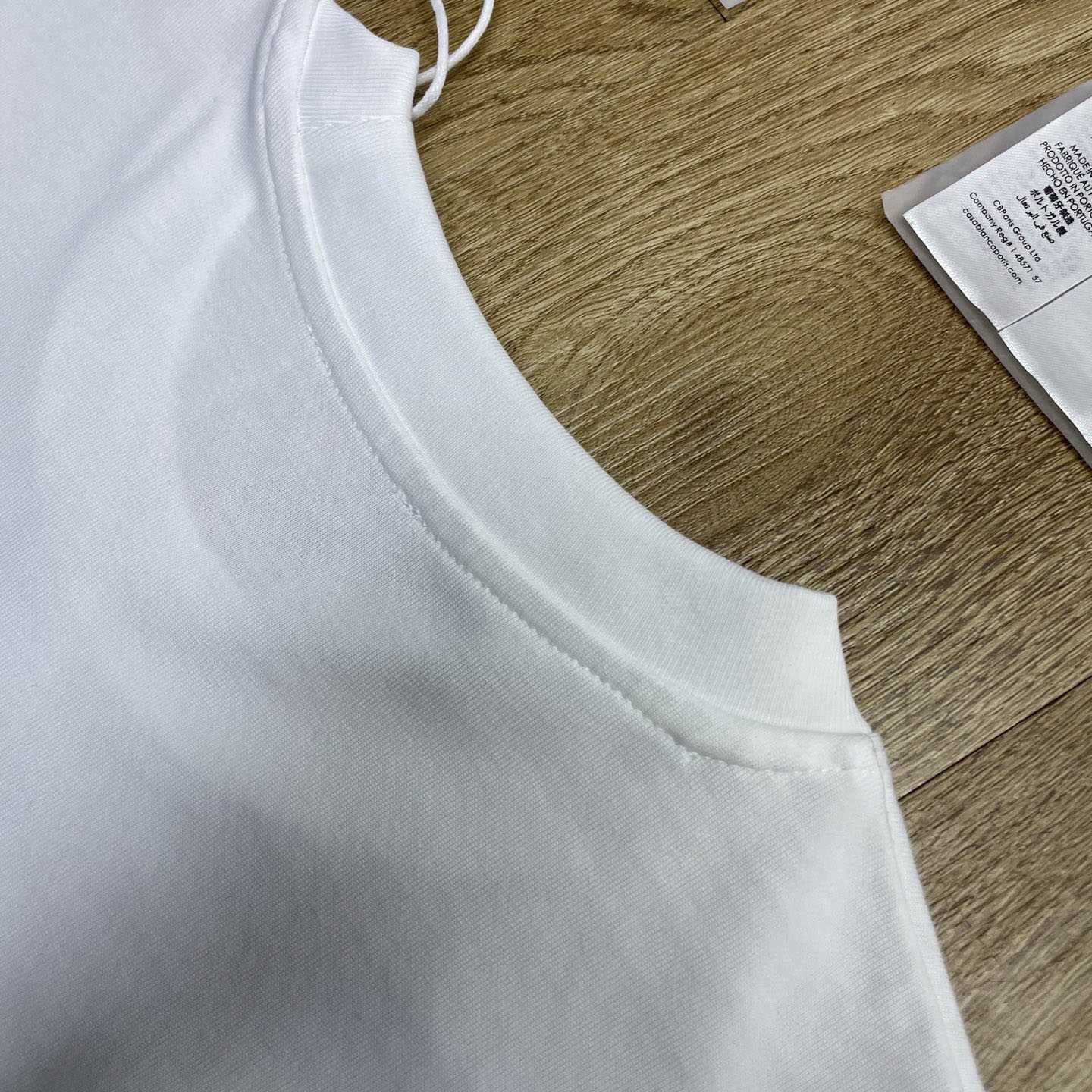 Casablanca White Egyptian L'Arche Short Sleeve T‑Shirt C1197 - DesignerGu