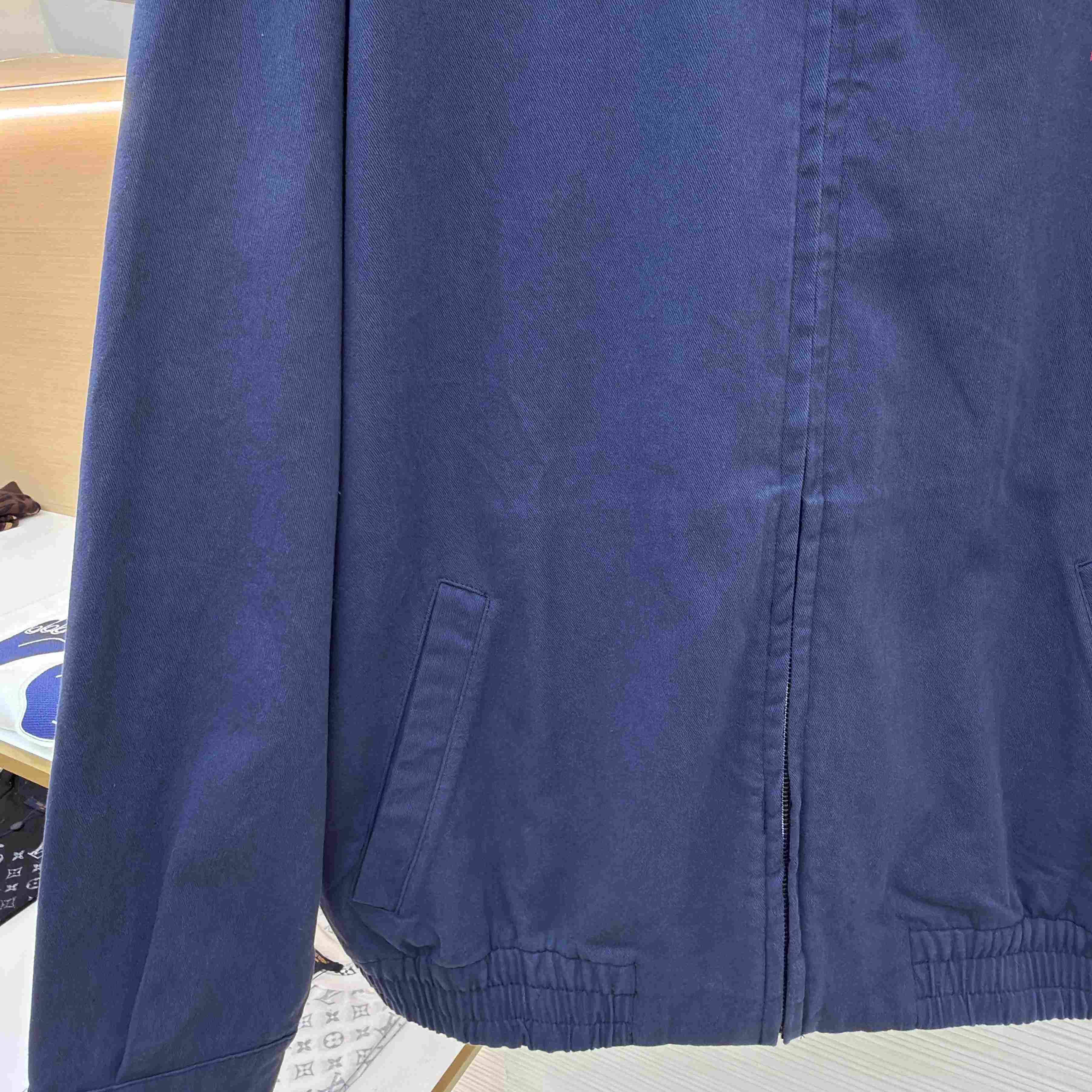 Prada Cotton Jacket With Leather Details - DesignerGu