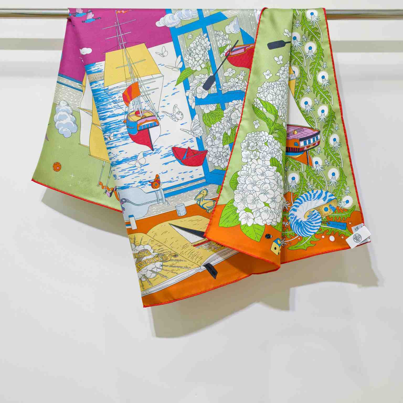 Hermes L'Esprit s'Envole Scarf 90 - DesignerGu