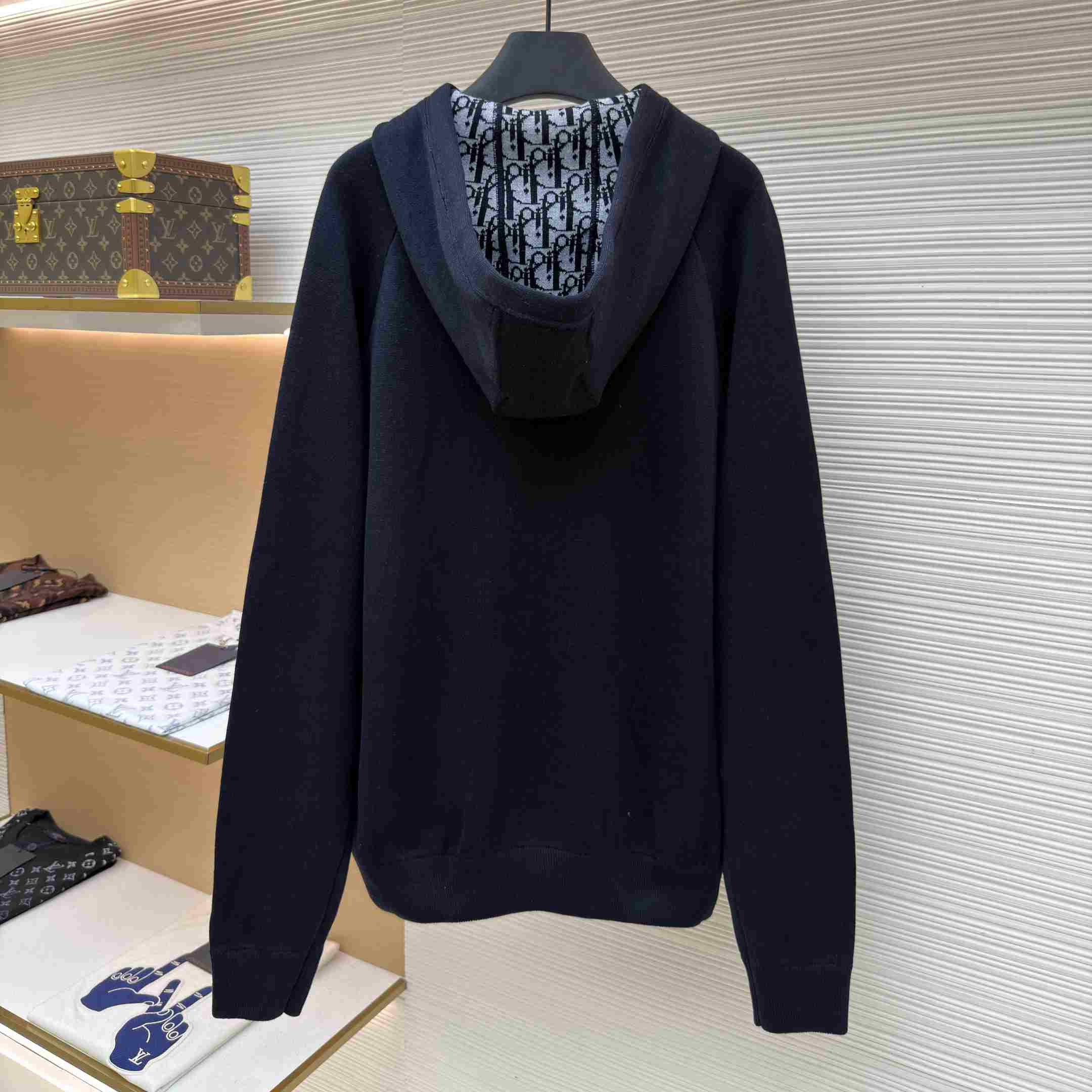 Dior Hooded Sweatshirt, Comfortable Fit - DesignerGu