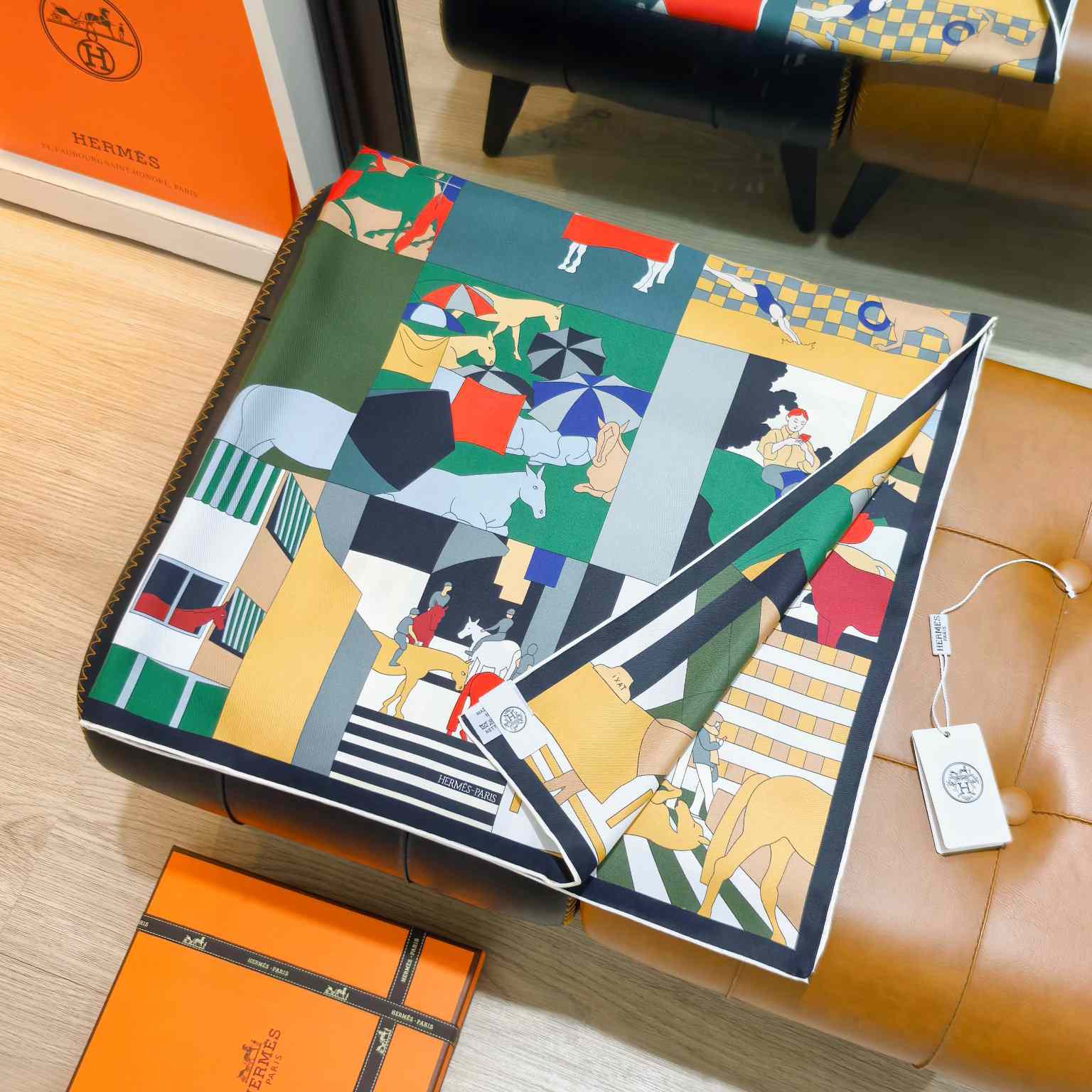 Hermes Mon Cheval Et Moi Scarf 90 - DesignerGu