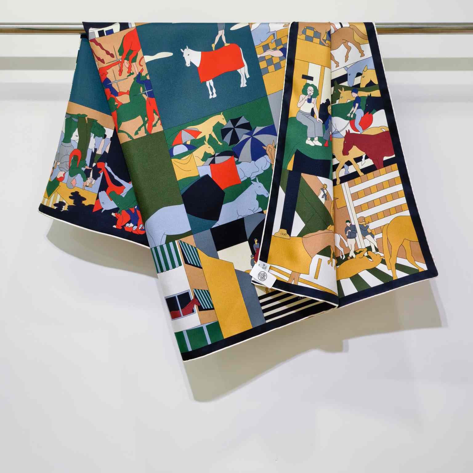 Hermes Mon Cheval Et Moi Scarf 90 - DesignerGu