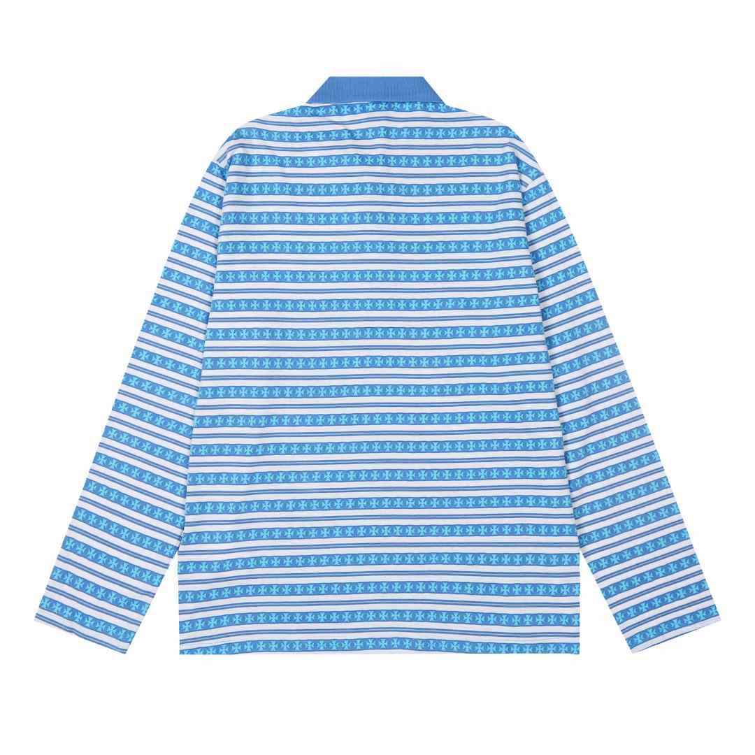 Chrome Hearts Matty Boy Teens From Mars Rugby Long Sleeve Polo Shirt - DesignerGu