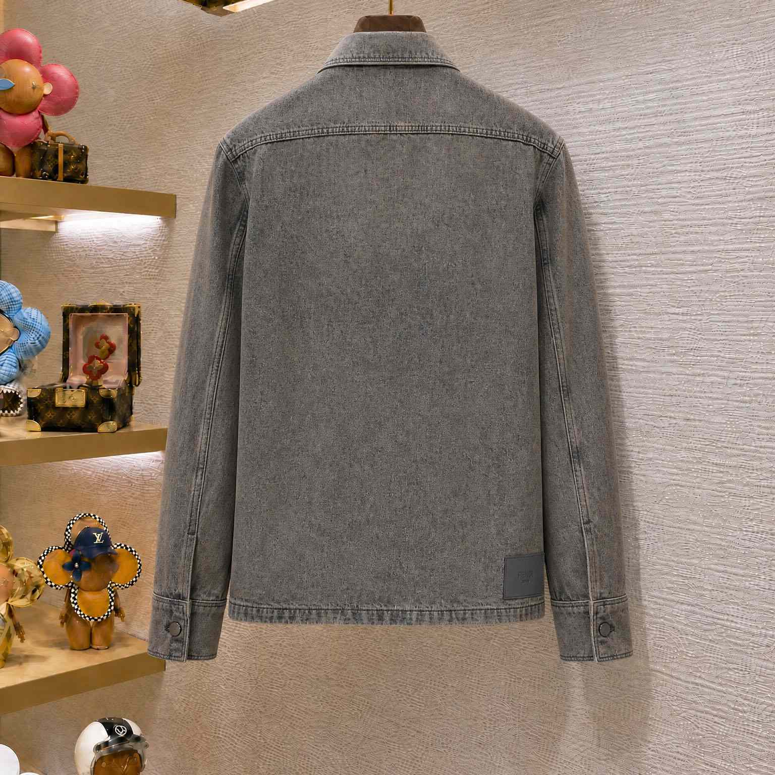 Fendi Patch-Pocket Denim Jacket - DesignerGu