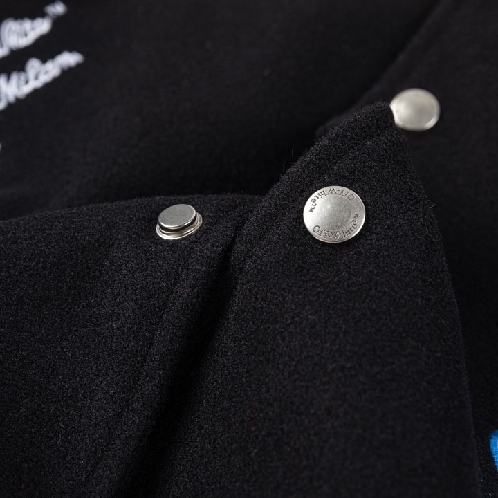 Off-White™ Chenille-Logo Bomber Jacket - DesignerGu
