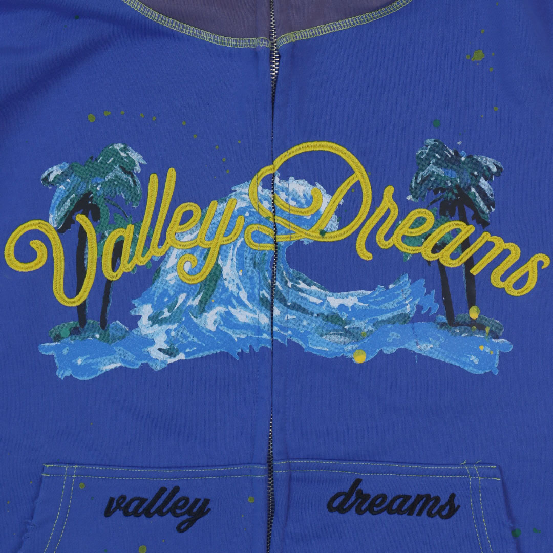 Vale Forever Paradise Zip Up 'Blue' - DesignerGu