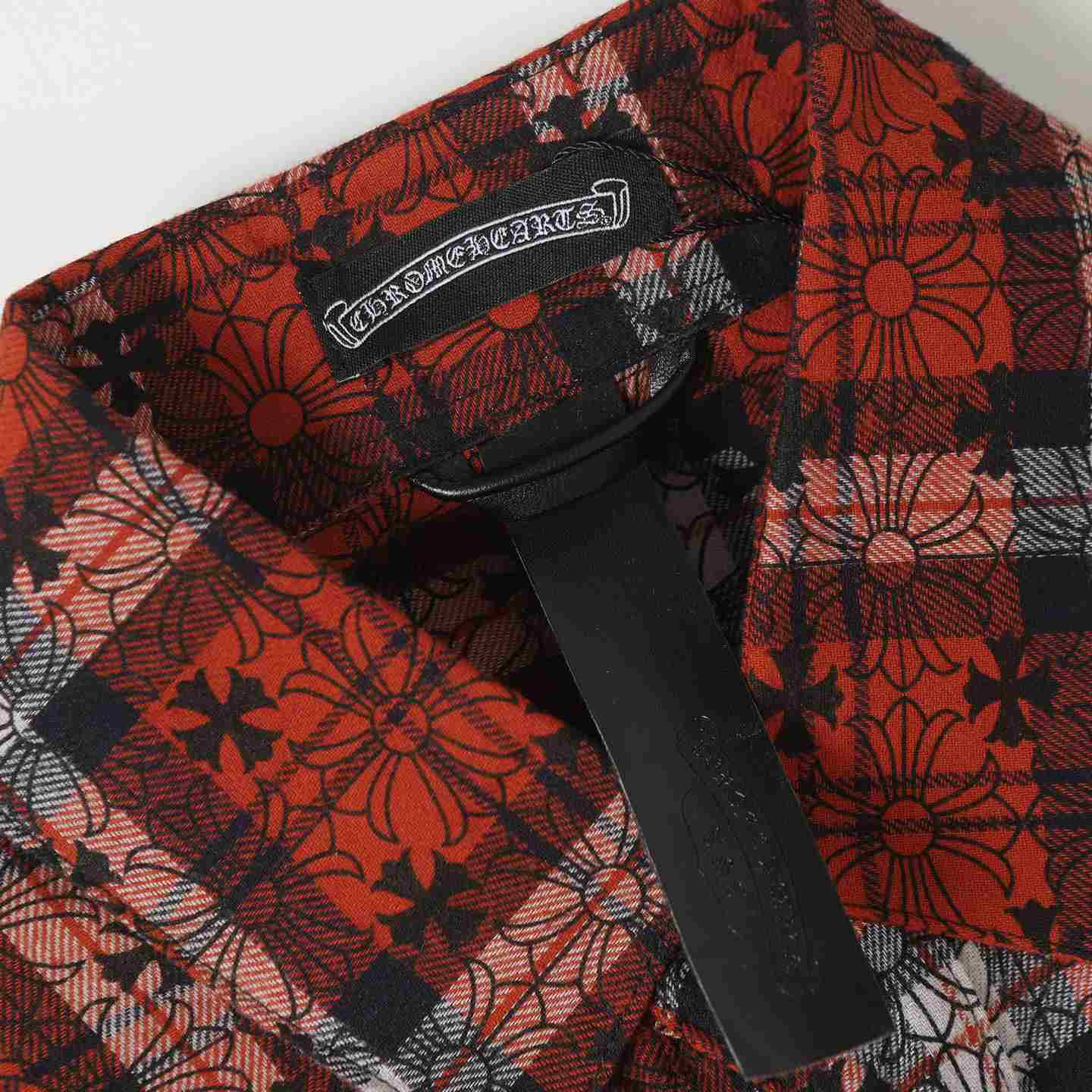 Chrome Hearts Cross Patch Flannel Shirt - DesignerGu
