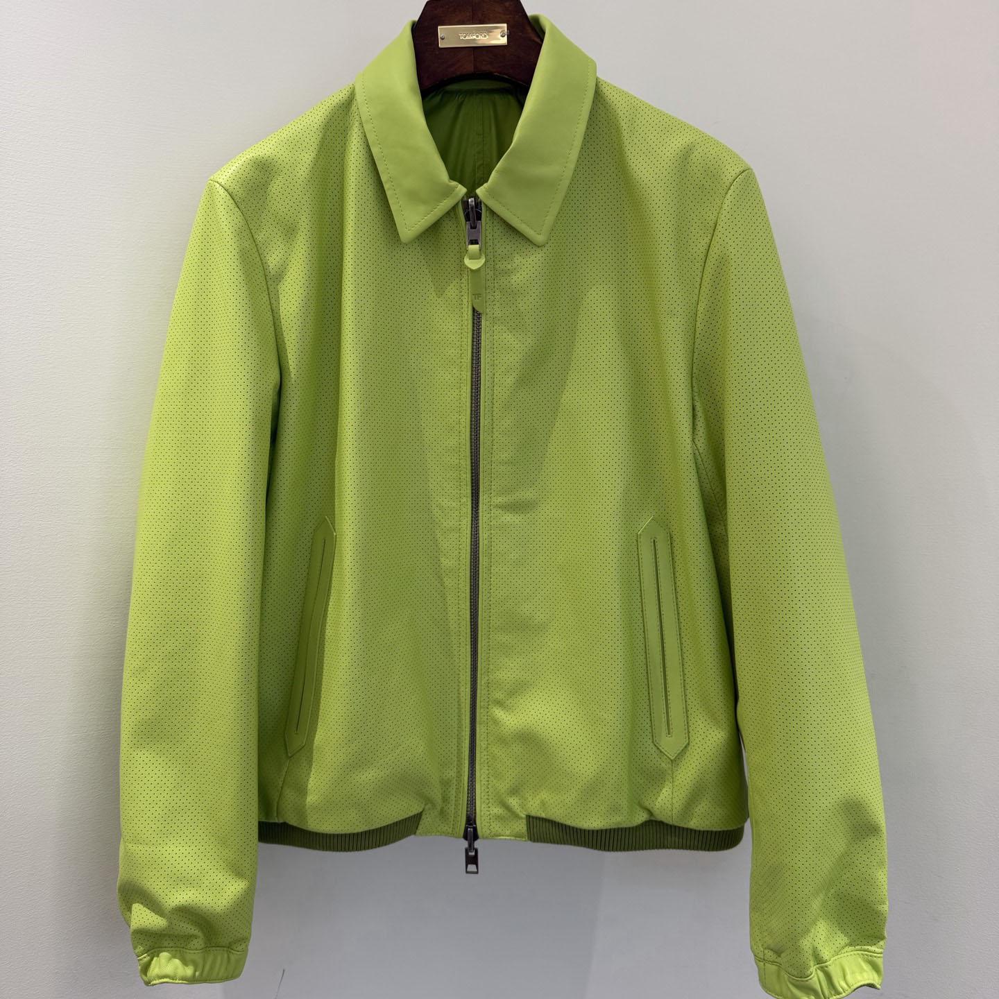 Tom Ford  Reversible Leather And Nylon Jacket - DesignerGu