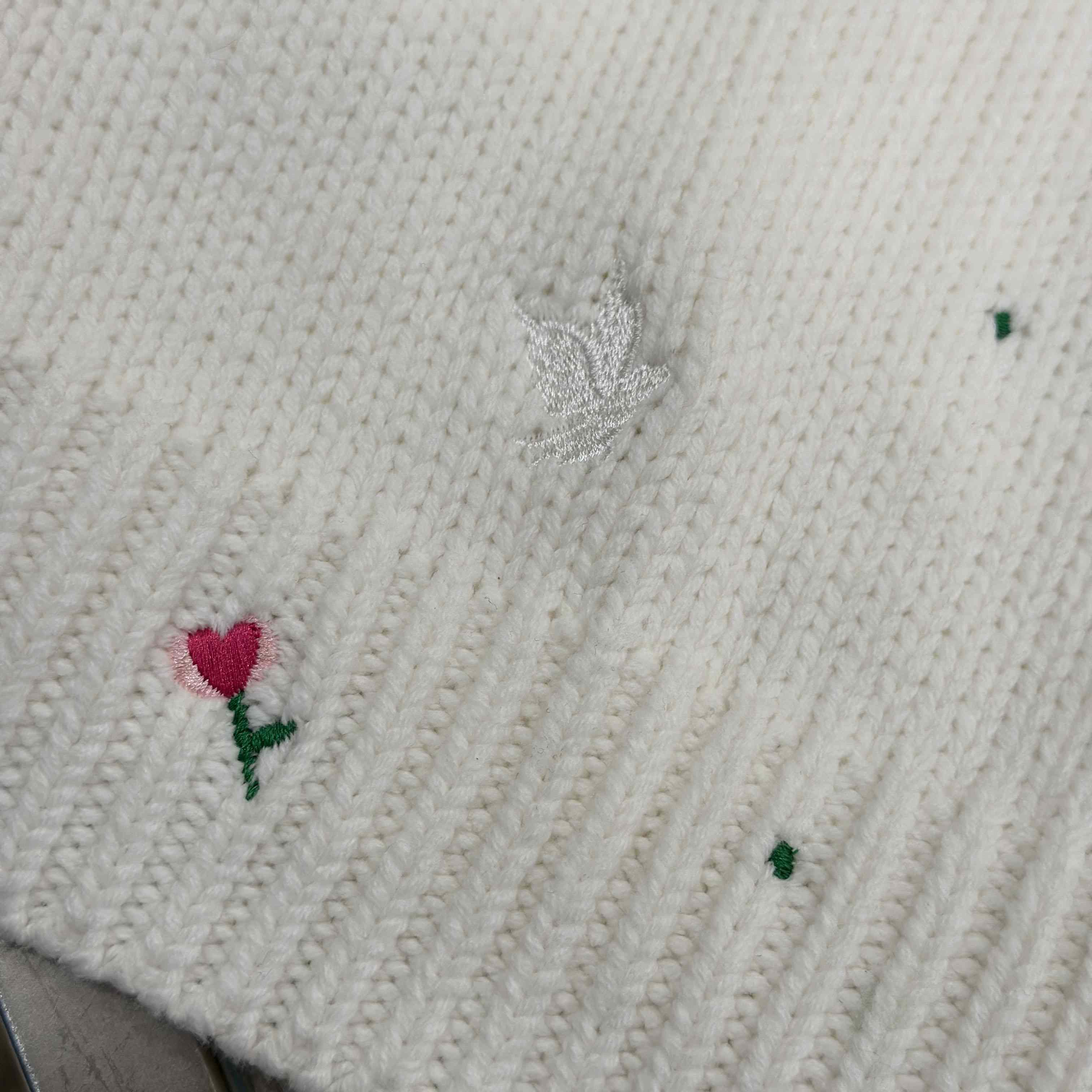 Dior Sweater With Floral Embroidery - DesignerGu