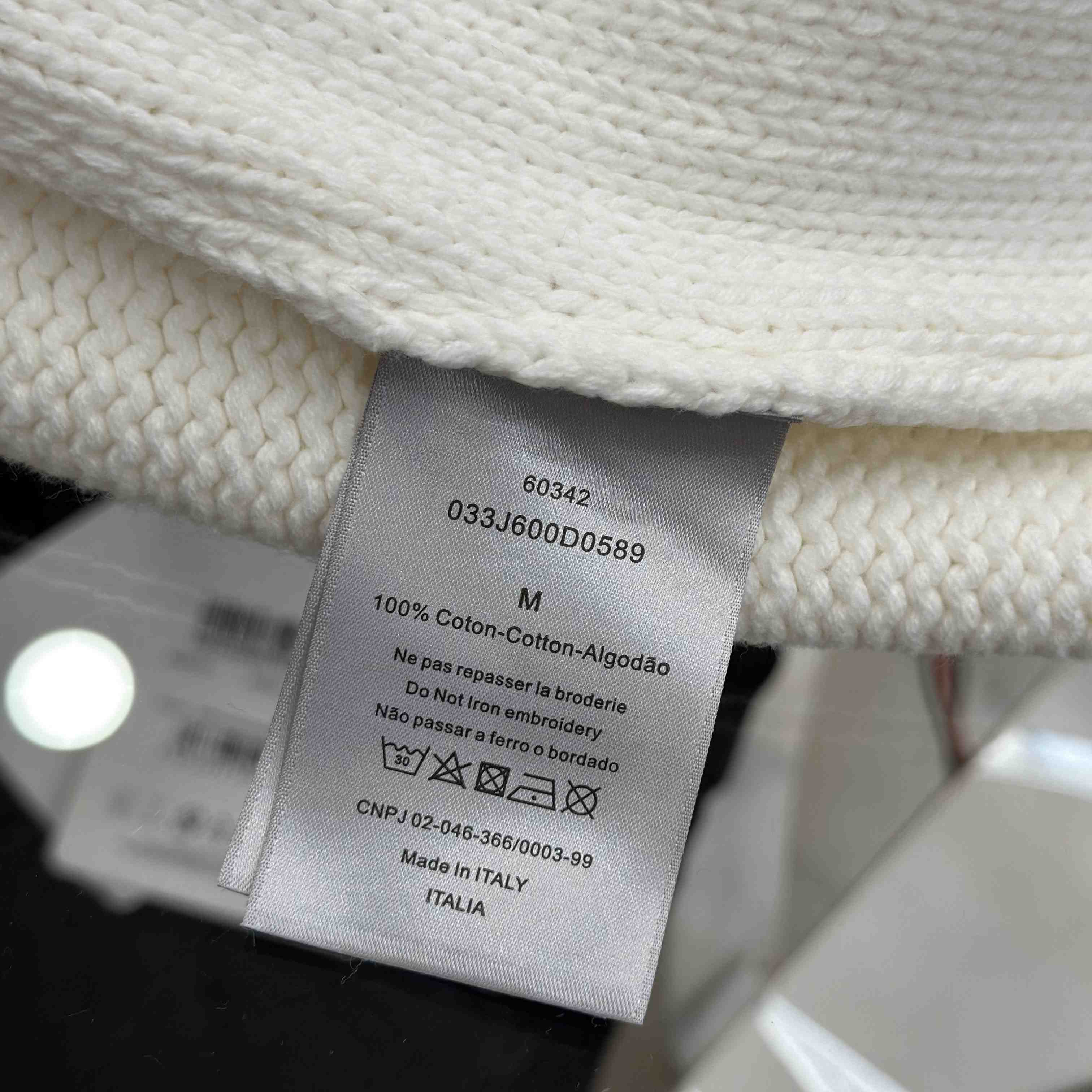 Dior Sweater With Floral Embroidery - DesignerGu
