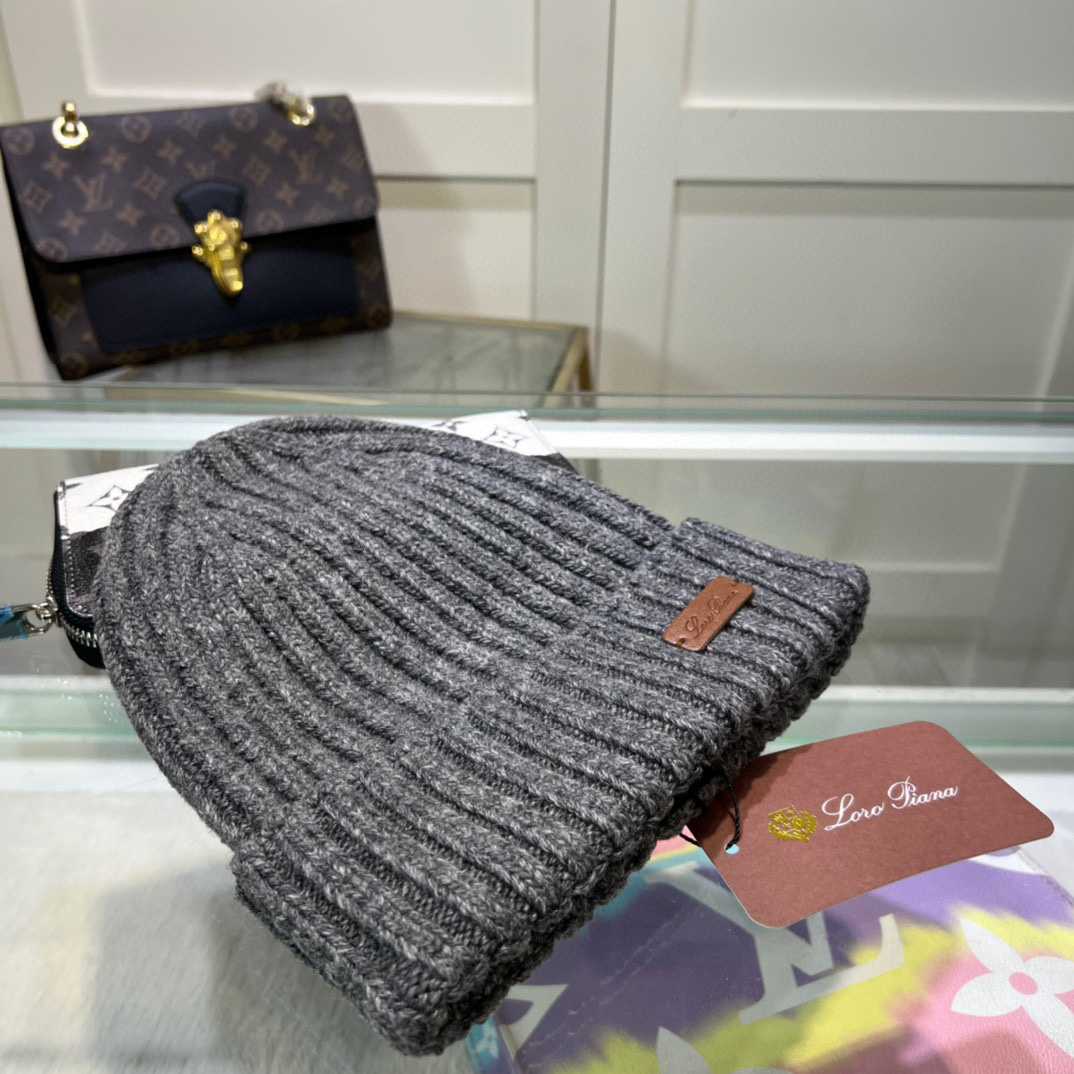 Loro Piana Niseko Leather-Trimmed Cotton Beanie - DesignerGu