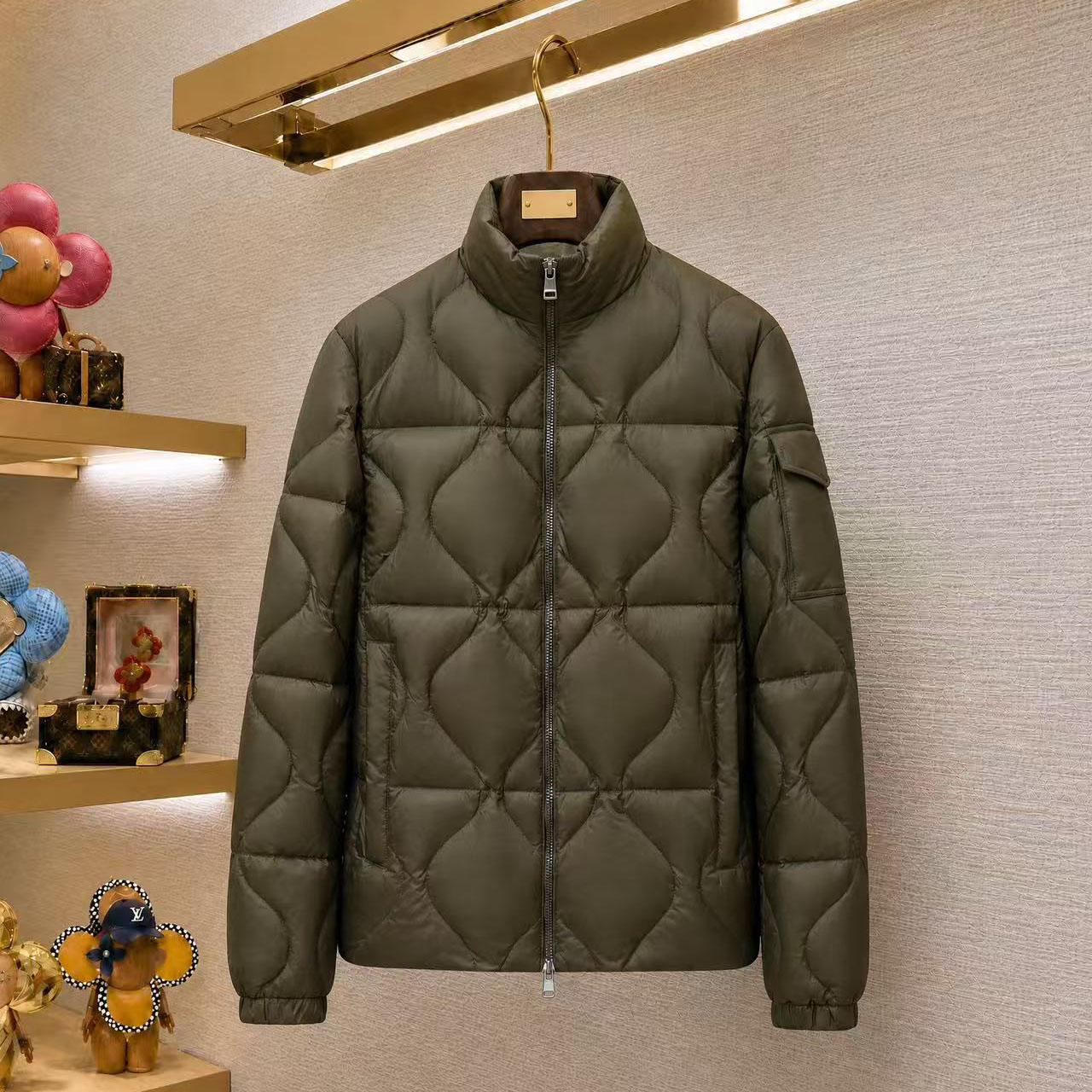 Moncler Asurel Geometric Quilted Short Down Jacket - DesignerGu