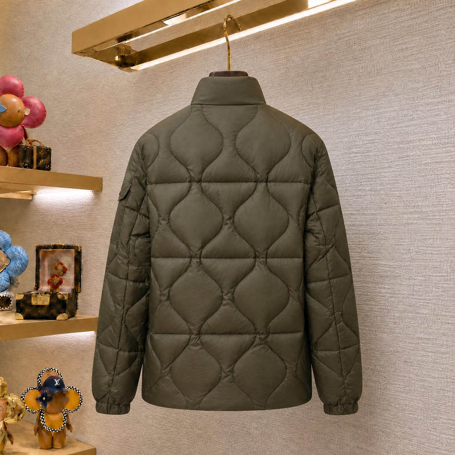 Moncler Asurel Geometric Quilted Short Down Jacket - DesignerGu