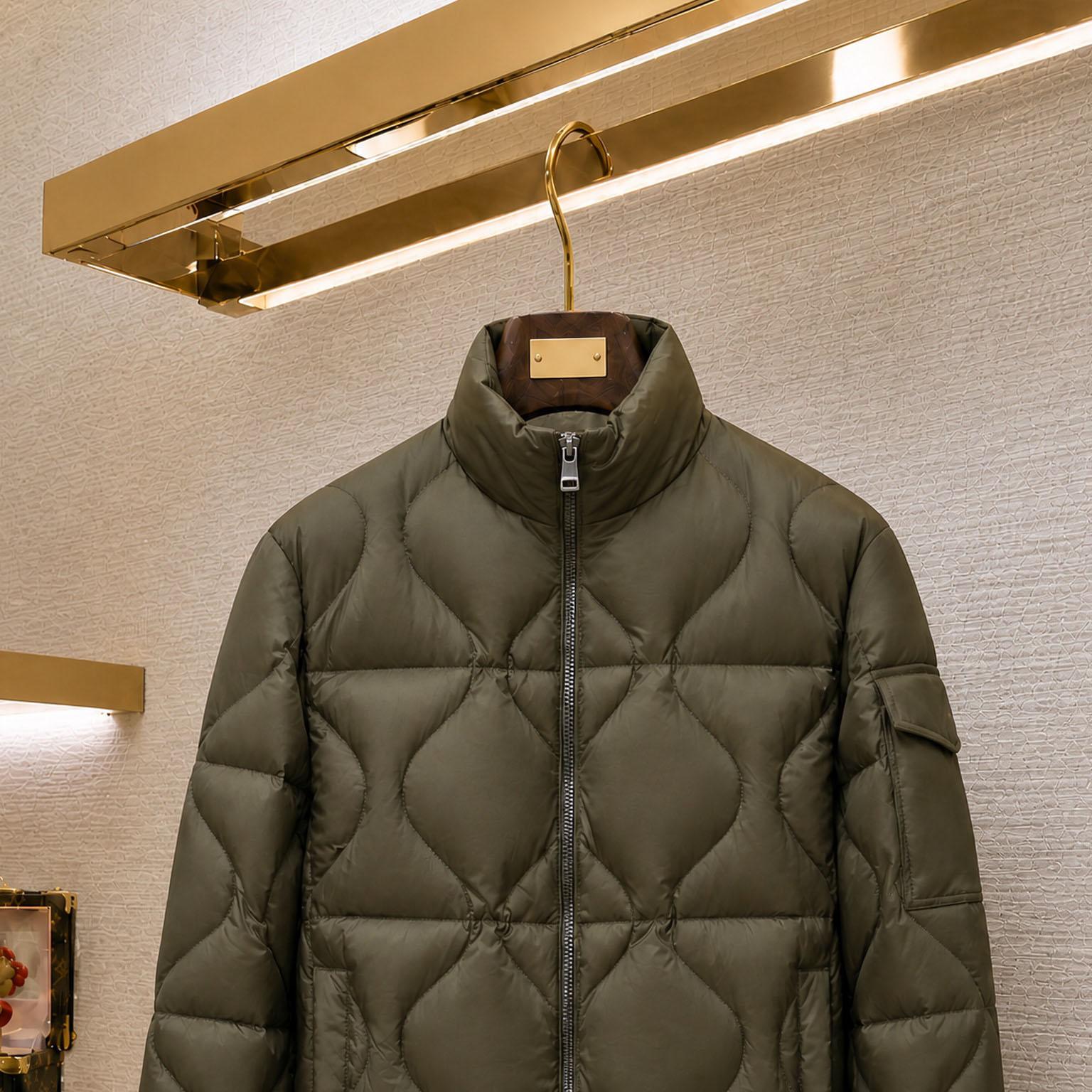 Moncler Asurel Geometric Quilted Short Down Jacket - DesignerGu
