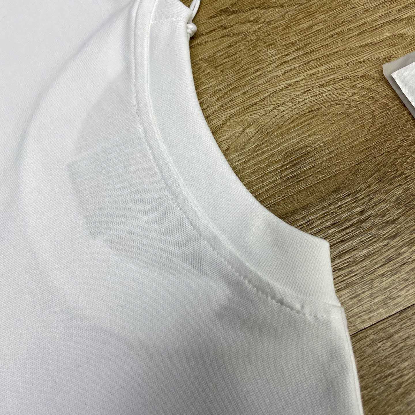 Casablanca White Monde Perdu Tennis Club Icon Short Sleeve T‑Shirt C1189 - DesignerGu