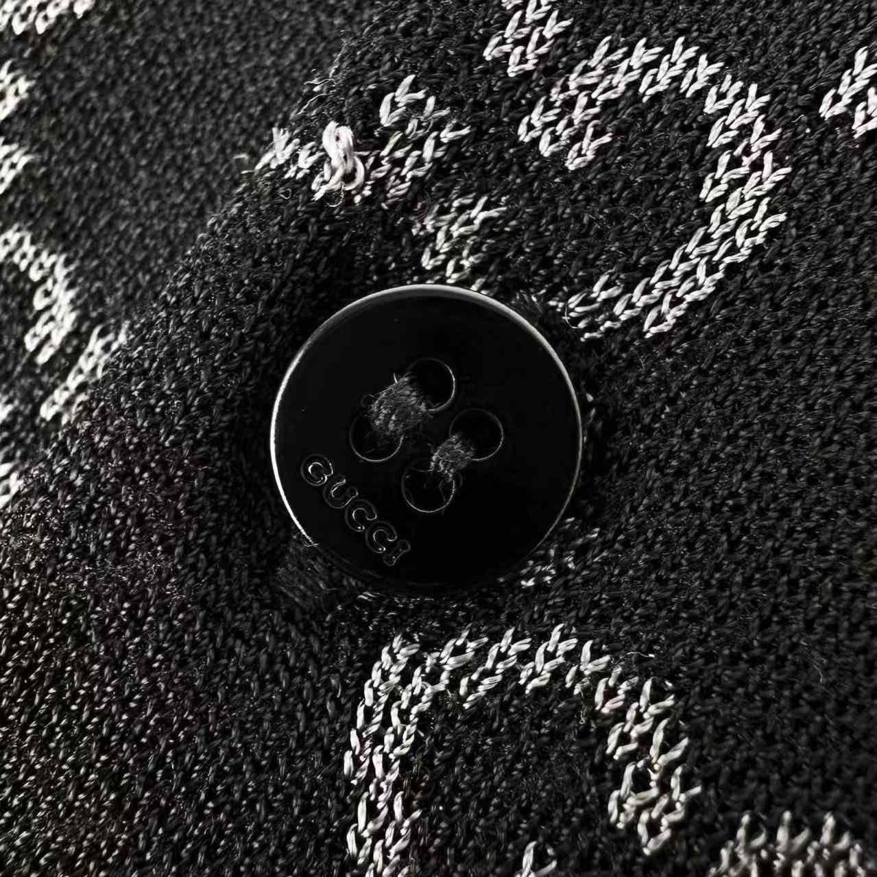 Gucci Viscose GG Jacquard Polo Shirt - DesignerGu