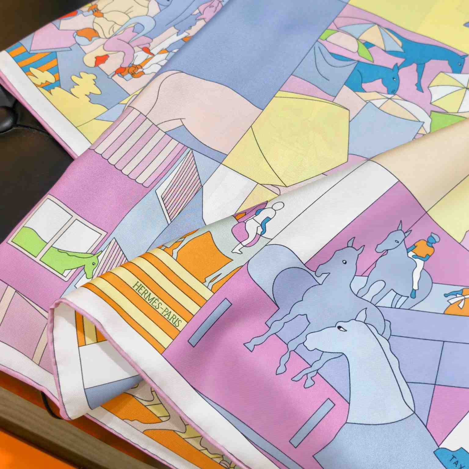 Hermes Mon Cheval Et Moi Scarf 90 - DesignerGu
