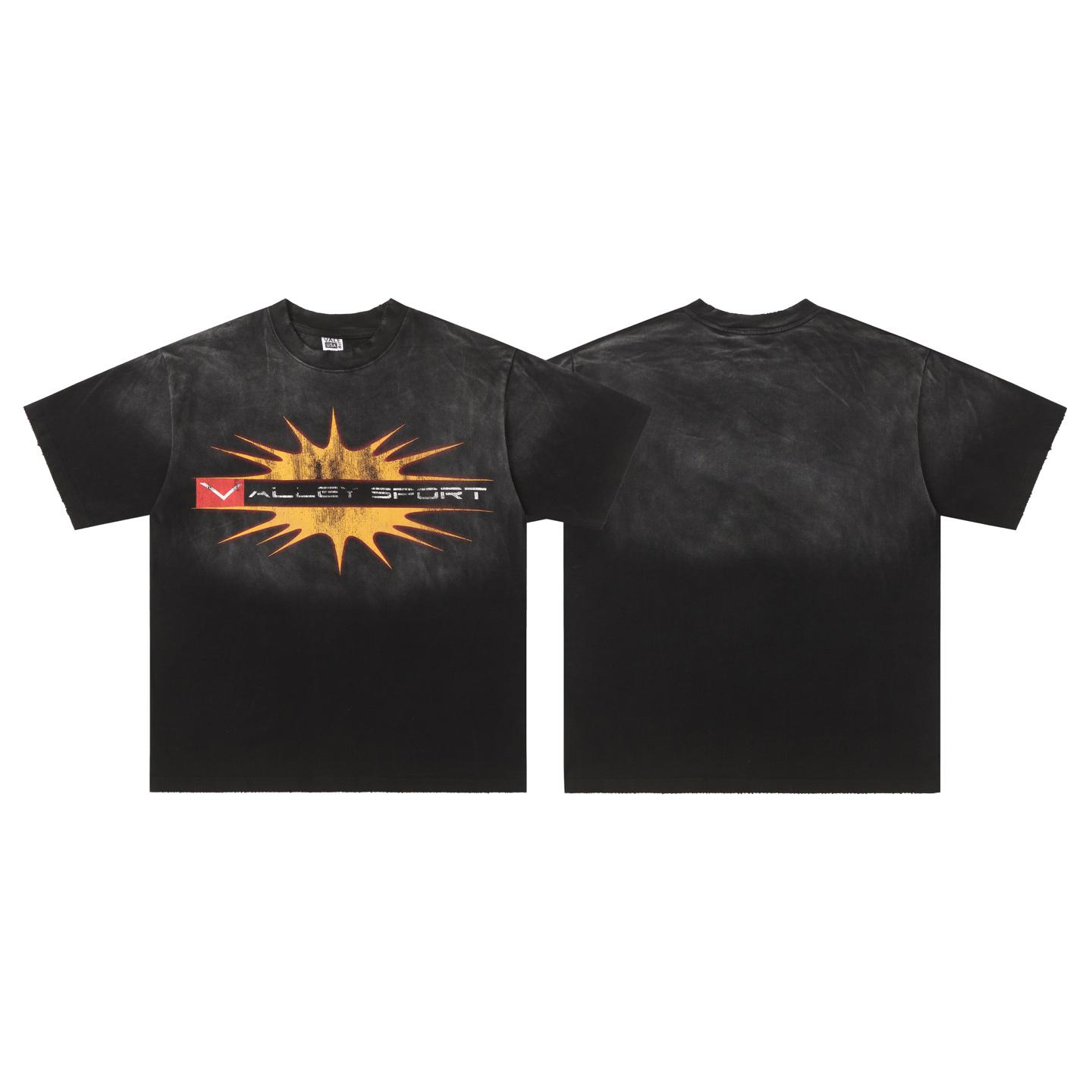 Vale Forever Sunshine Distressed T-shirt - DesignerGu