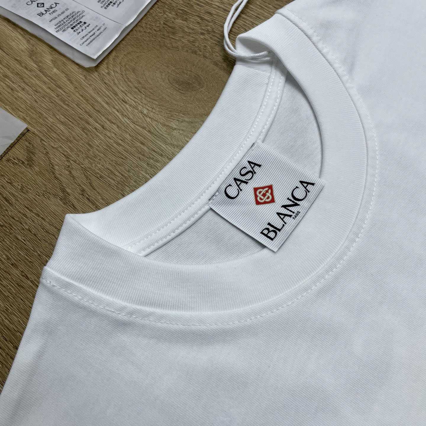 Casablanca White Meduse Short Sleeve T‑Shirt C1191 - DesignerGu