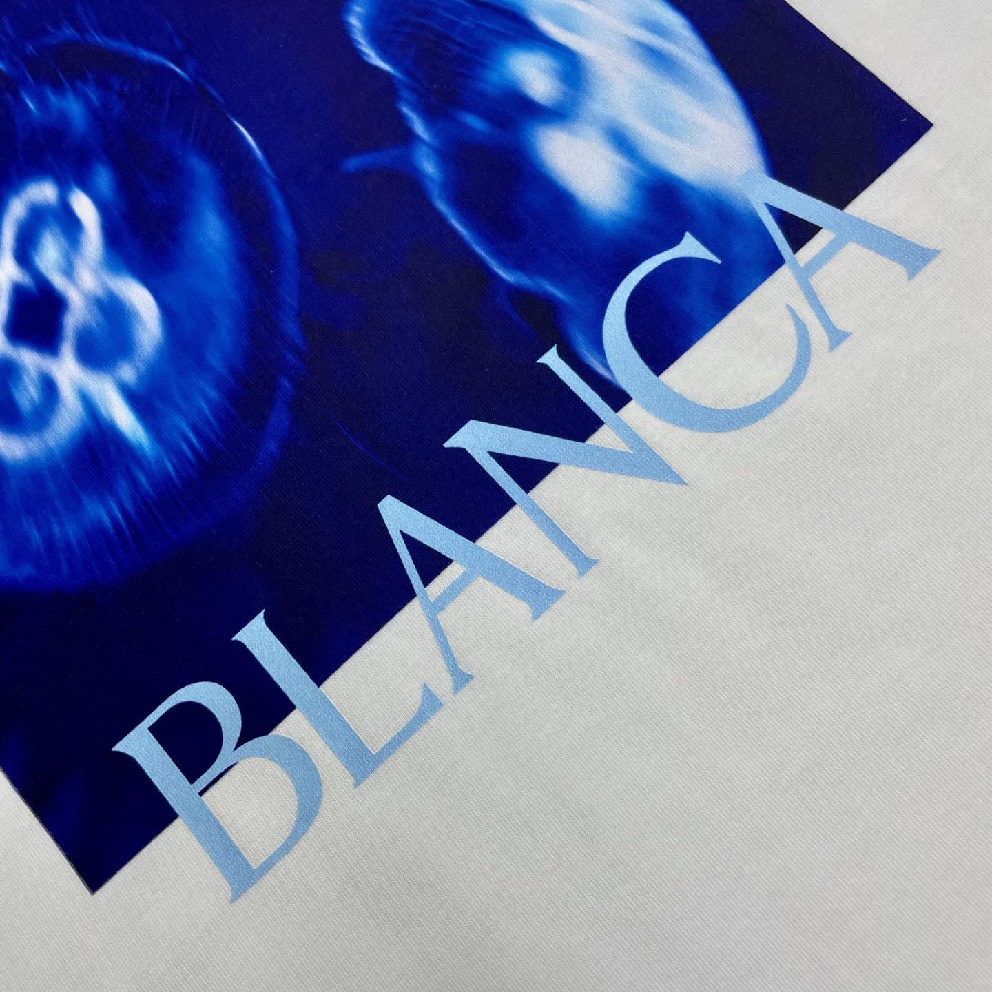 Casablanca White Meduse Short Sleeve T‑Shirt C1191 - DesignerGu