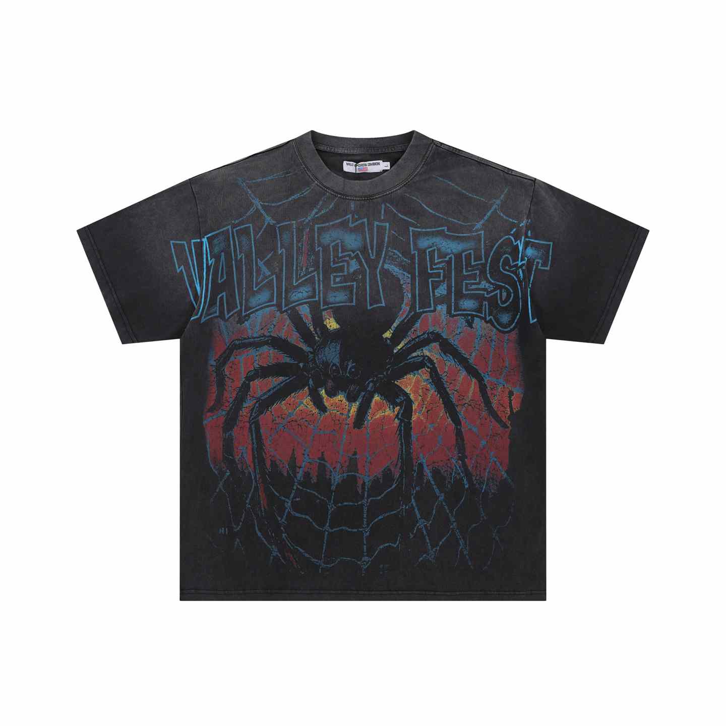 Vale Forever Valley Fest Spider Tee 'Black' - DesignerGu