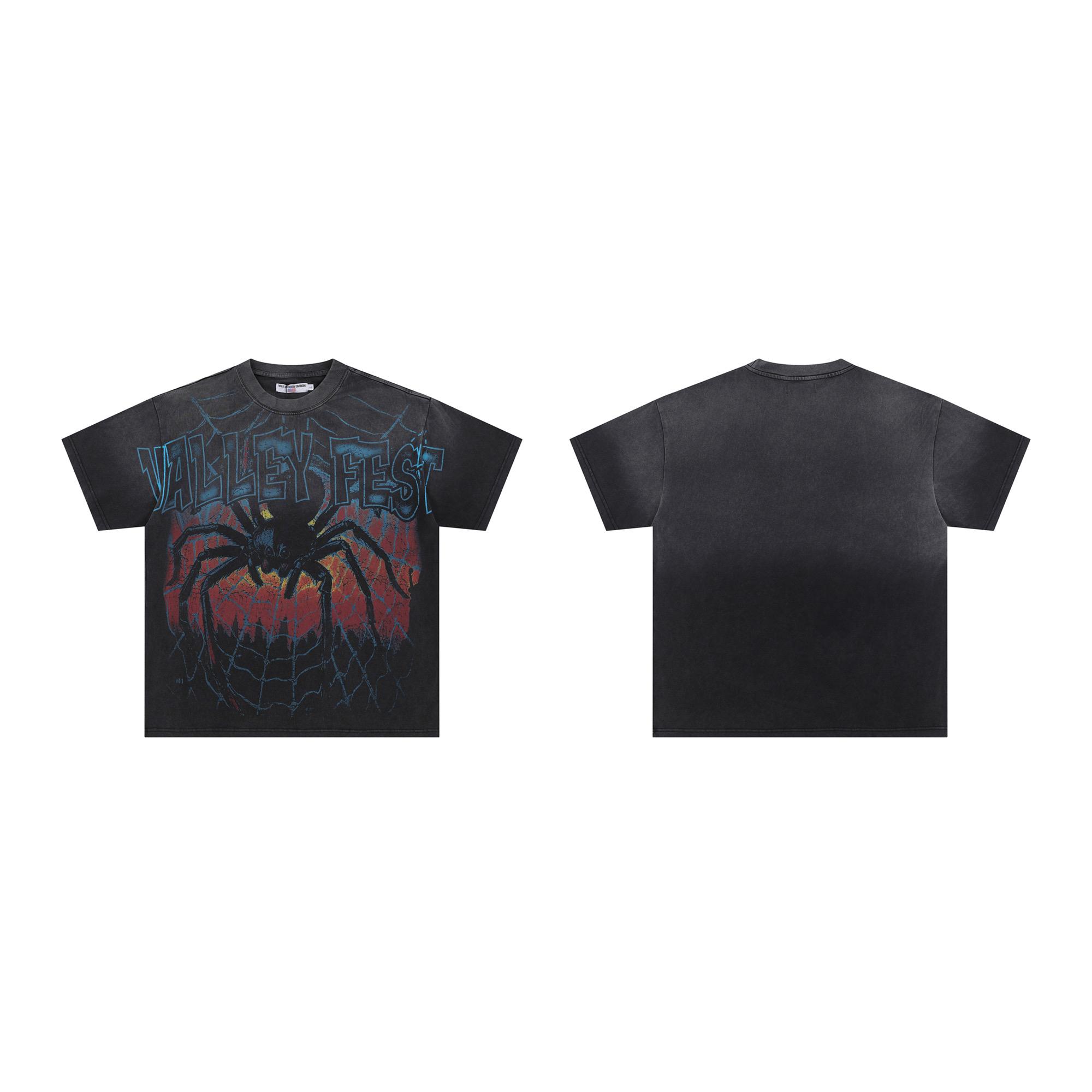 Vale Forever Valley Fest Spider Tee 'Black' - DesignerGu