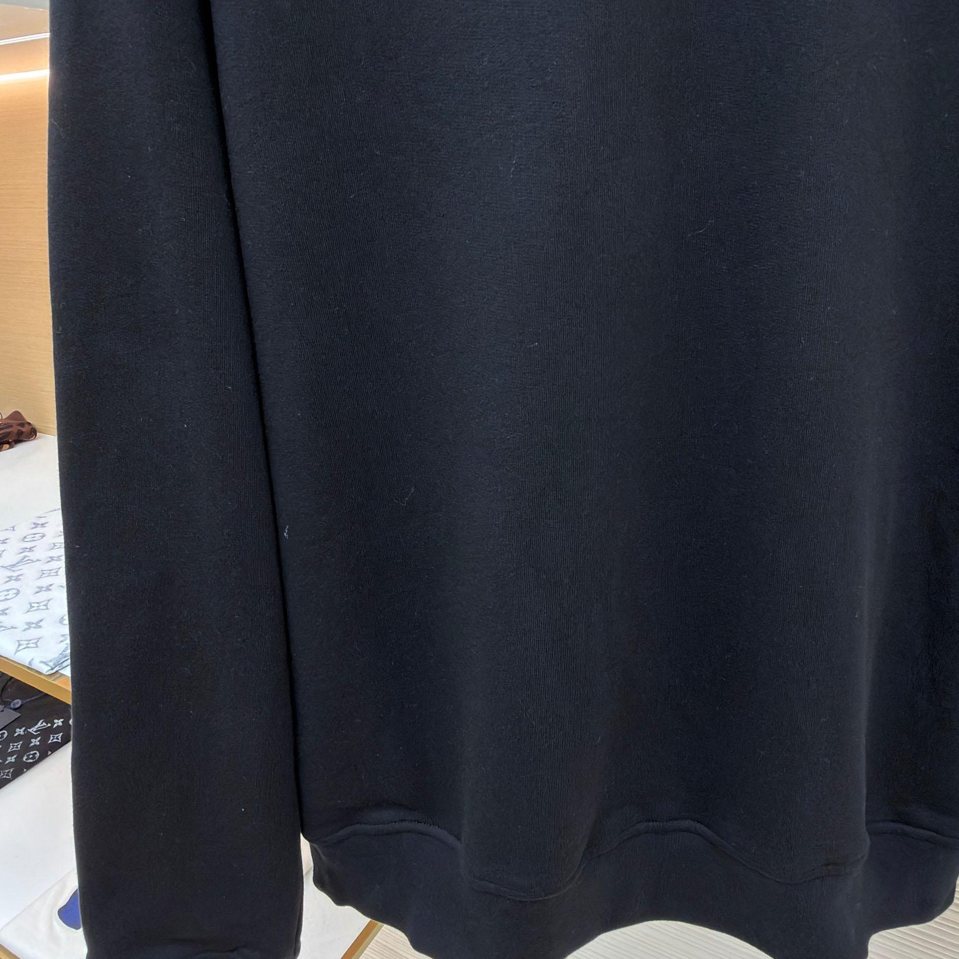 Givenchy Sweatshirt In Fleece With Givenchy Paris Gros Grain - DesignerGu