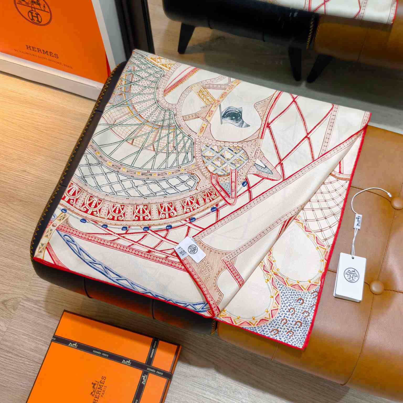 Hermes Chevaux d'Hephaistos Scarf 90 - DesignerGu
