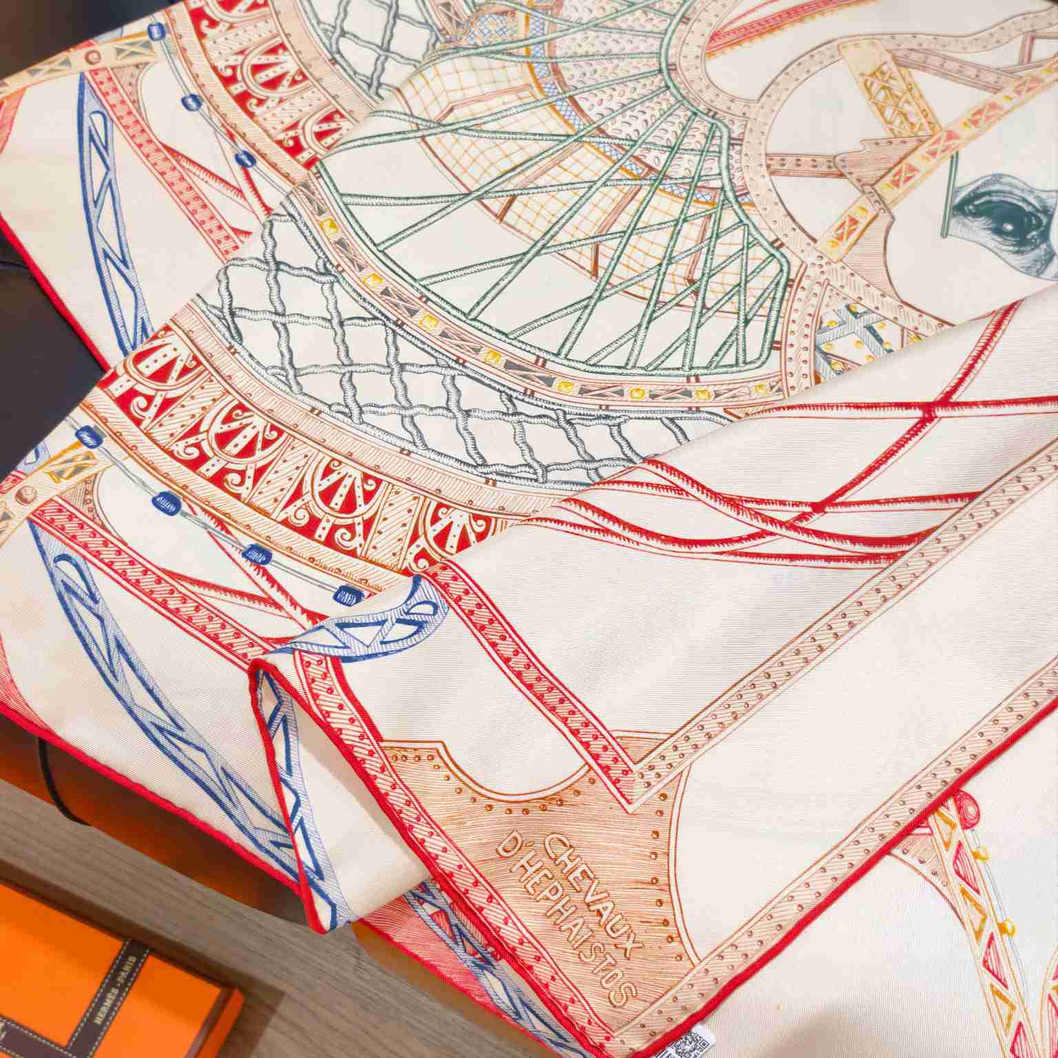Hermes Chevaux d'Hephaistos Scarf 90 - DesignerGu